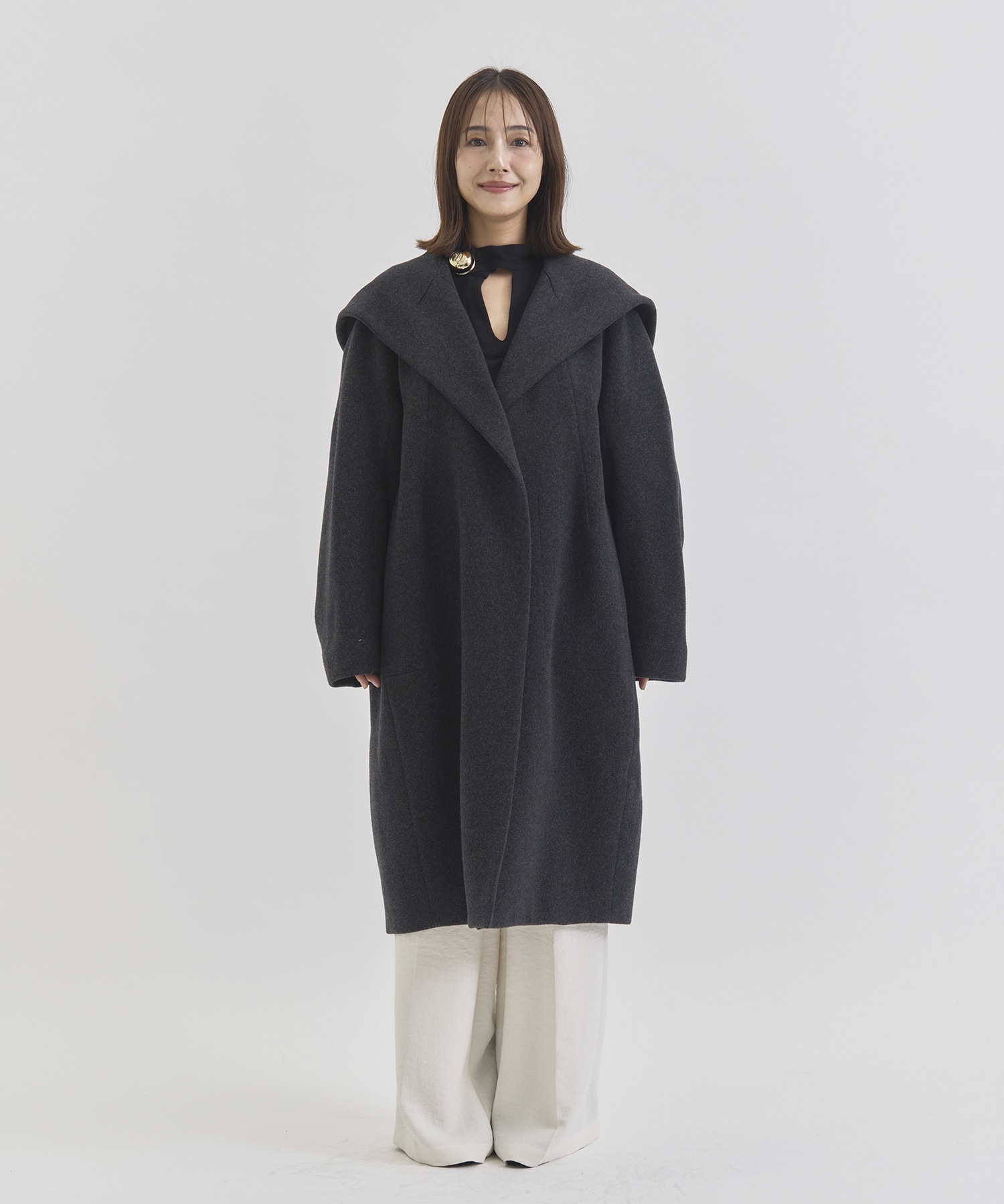 KRISTIN - WOOL GABARDINE TAILORED JACKET – HARUNOBUMURATA