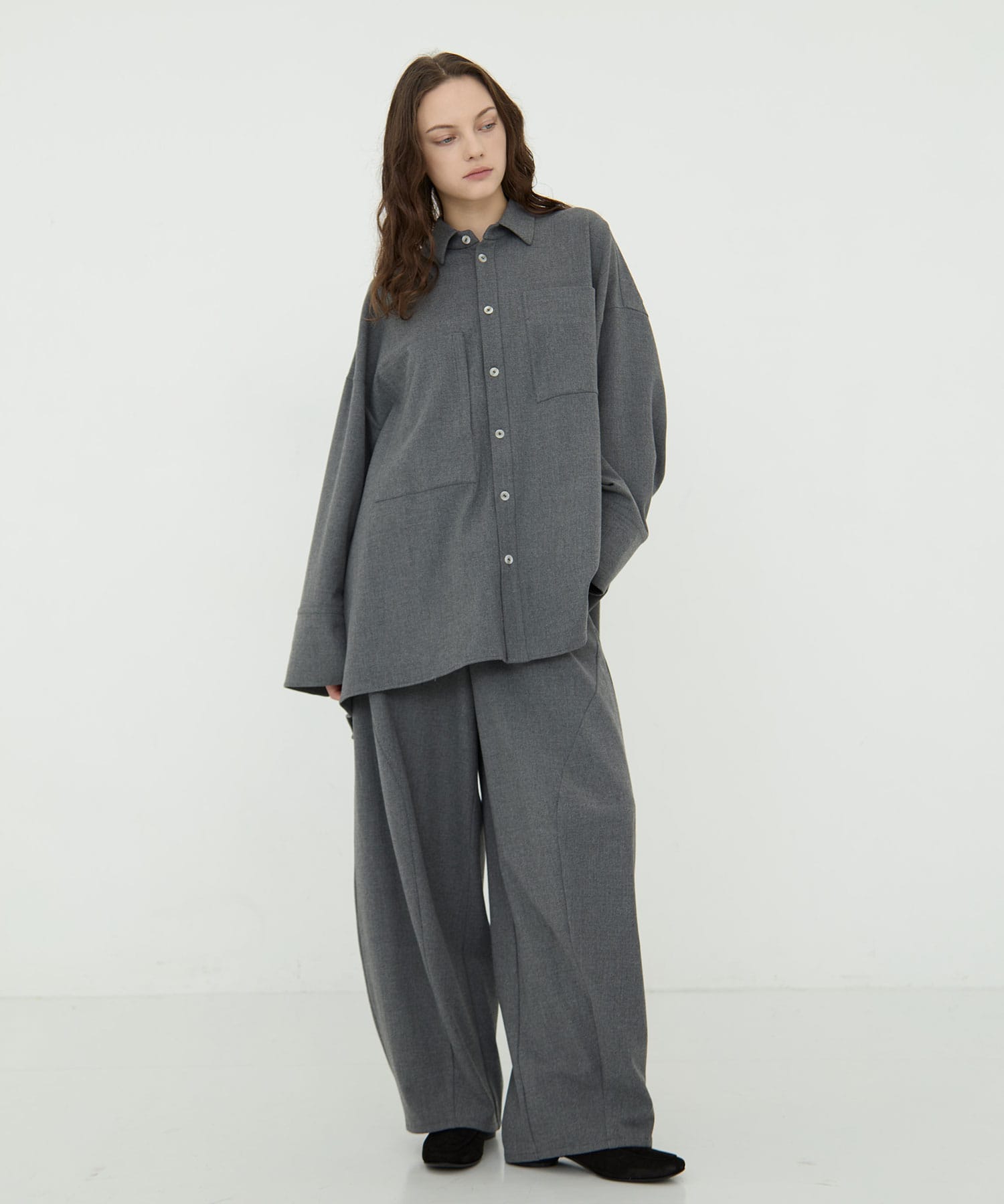 wide-sleeves shirt nagonstans