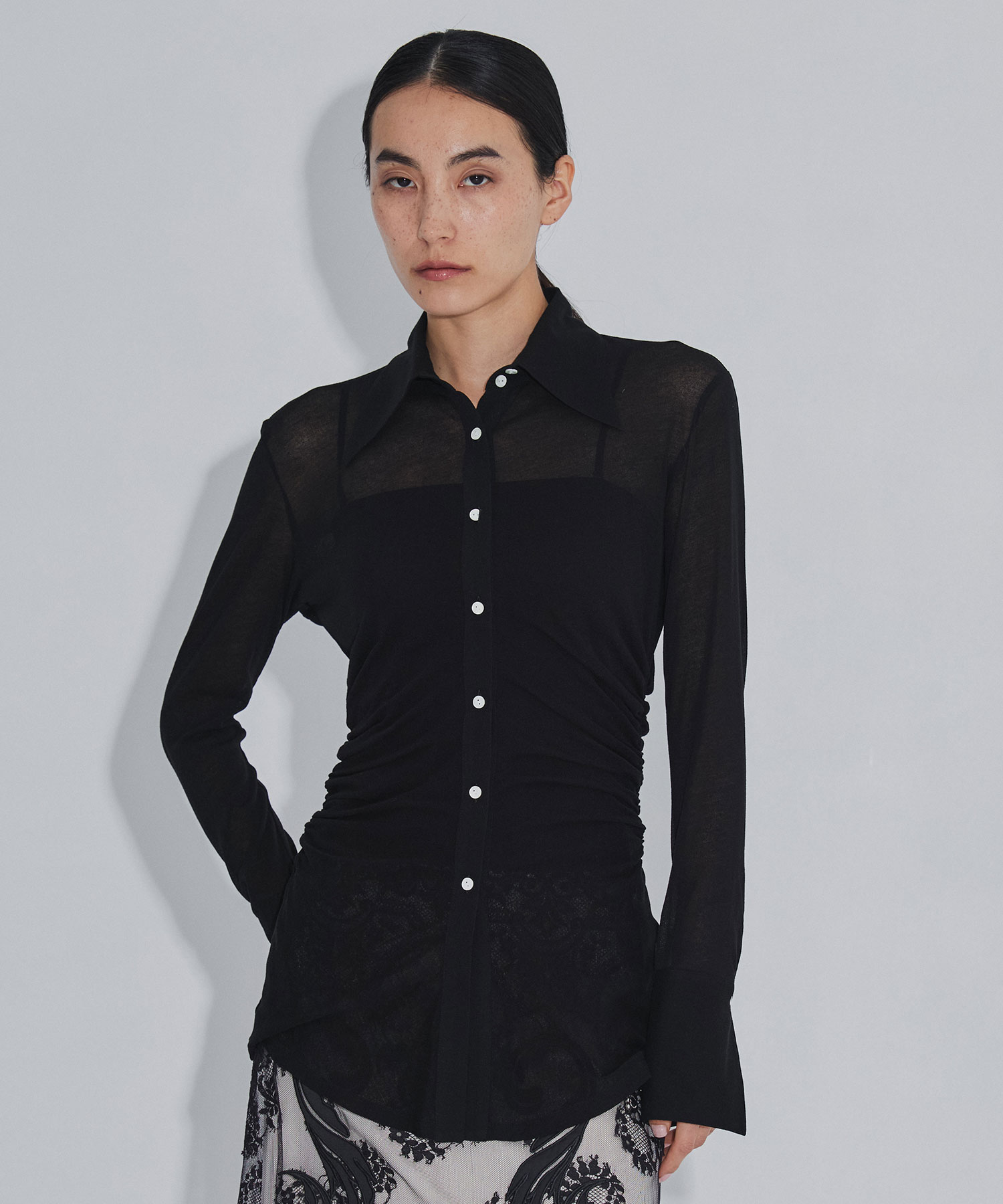 SHEER JERSEY SHIRT FETICO