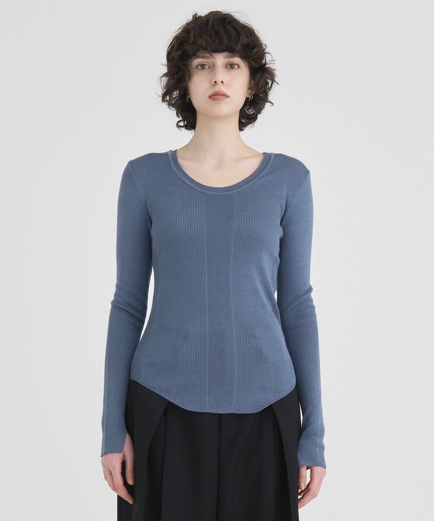 Washable Silk Knit Tops RITAN