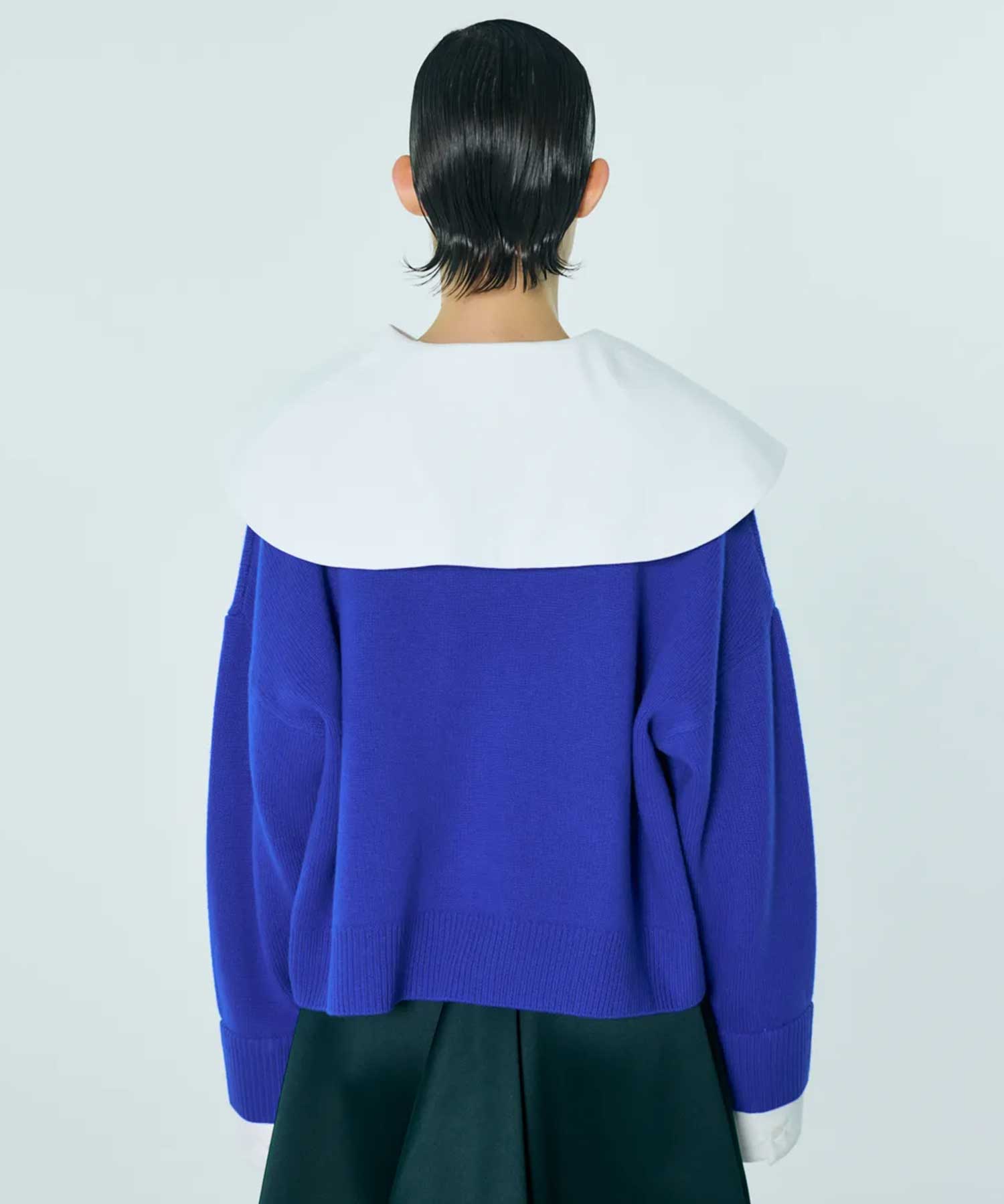 CLASSICAL COLLAR CARDIGAN ENFOLD