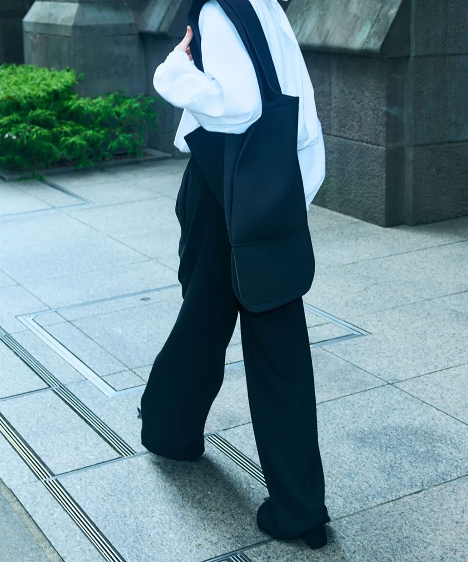 CENTER-PRESS STRAIGHT-PANTS ENFOLD