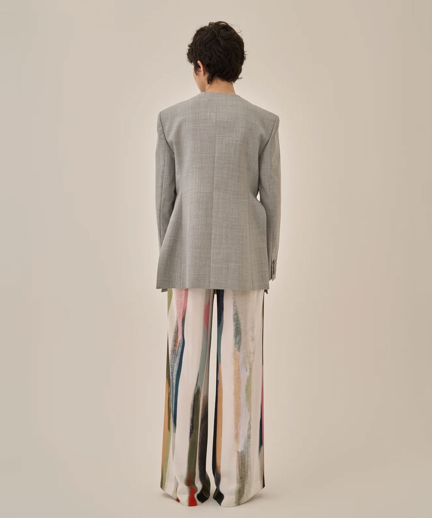 Empty stripe pants WH AKIRANAKA