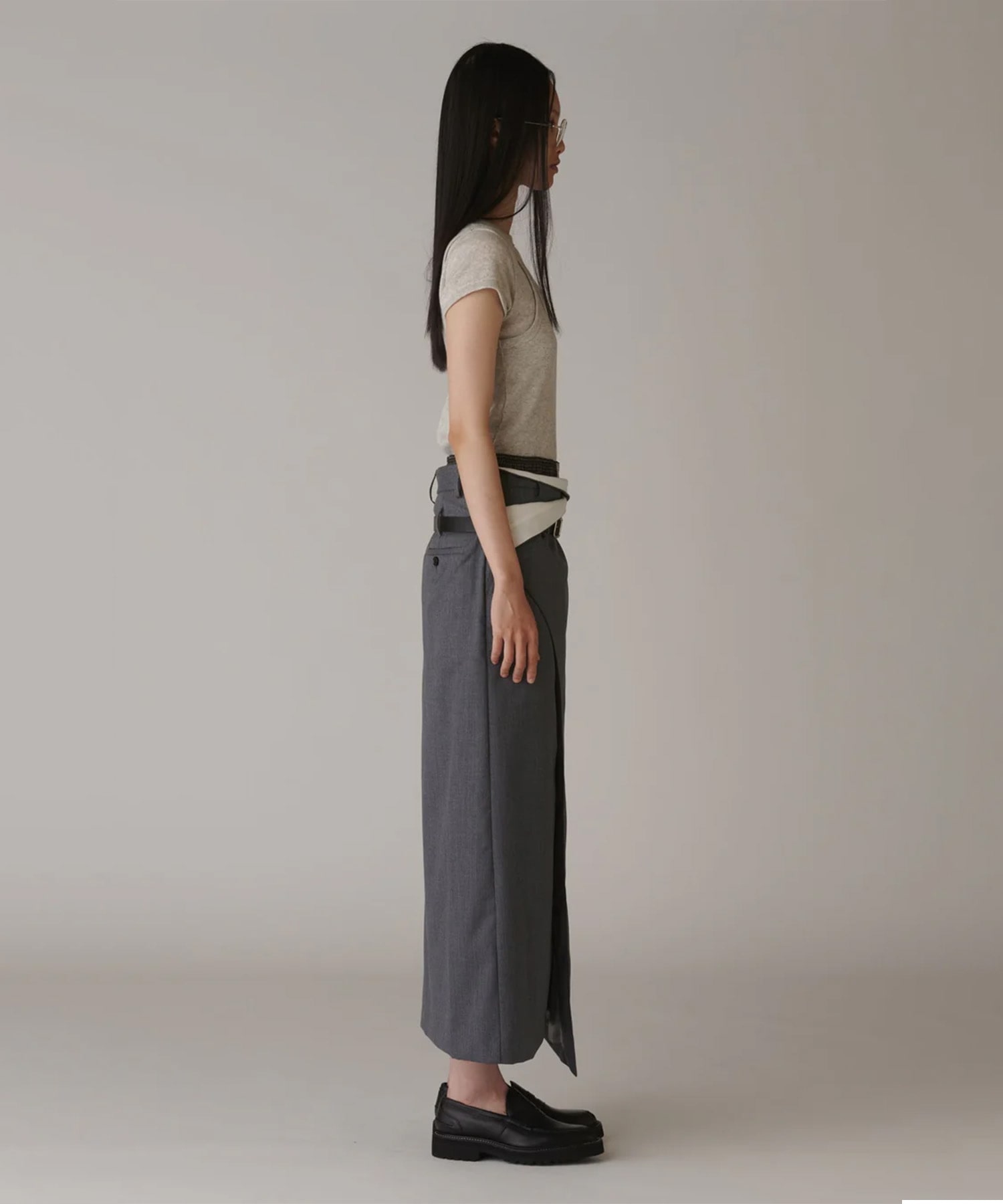 Wool Wrap Skirt INSCRIRE