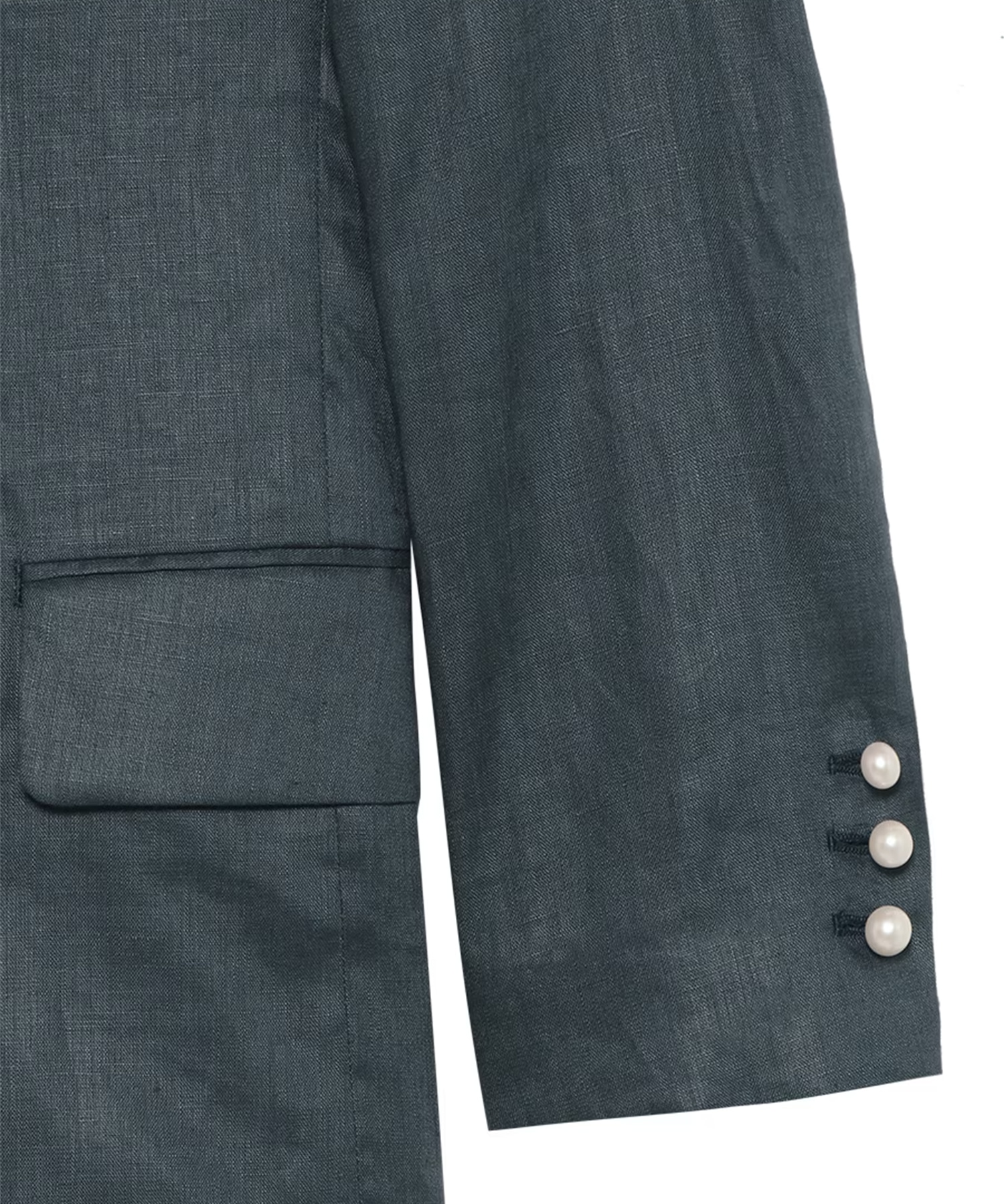 UNLINED BLEECKER W6B BLAZER LINEN MADISONBLUE