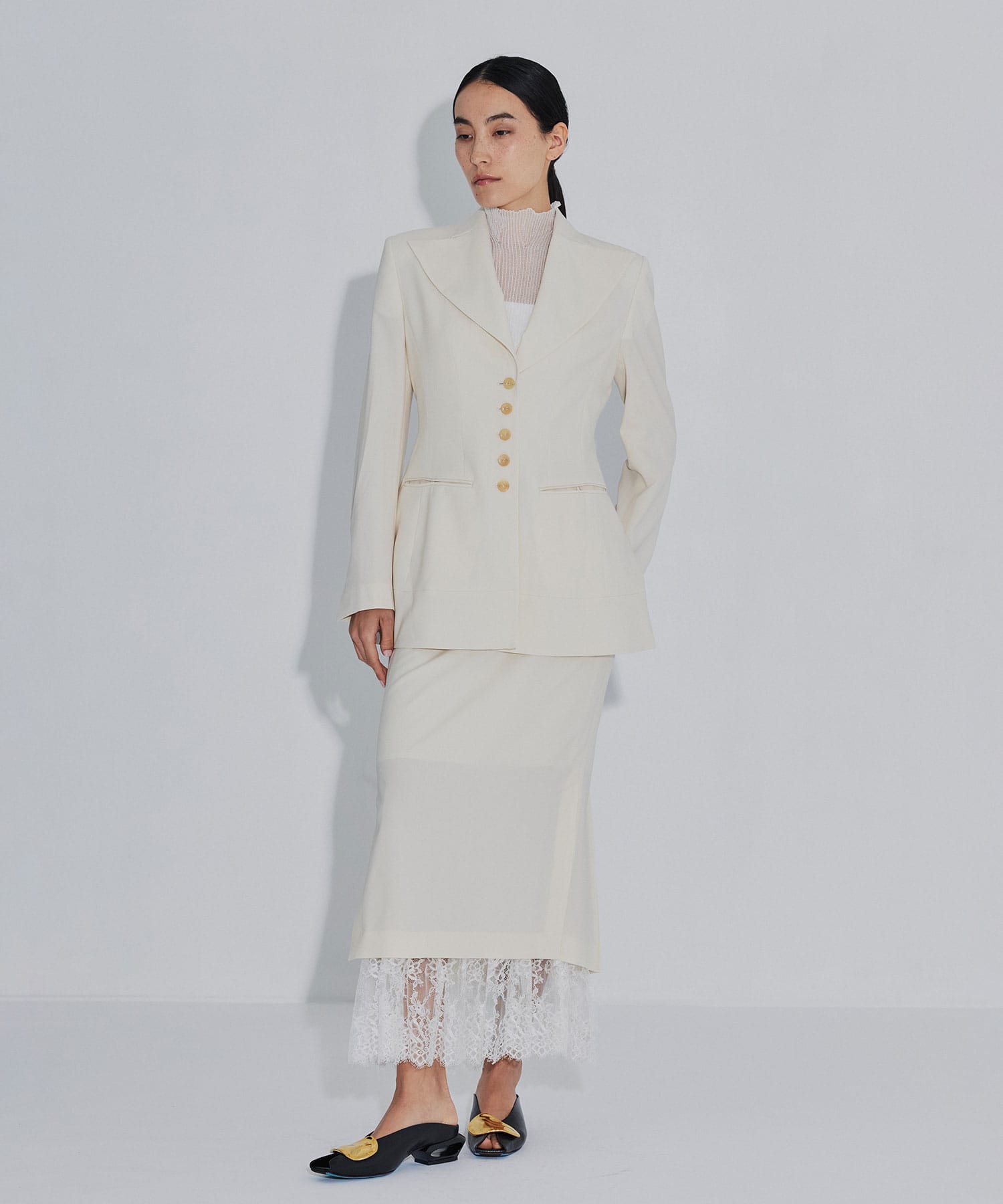 PLEATED PANEL JACKET FETICO