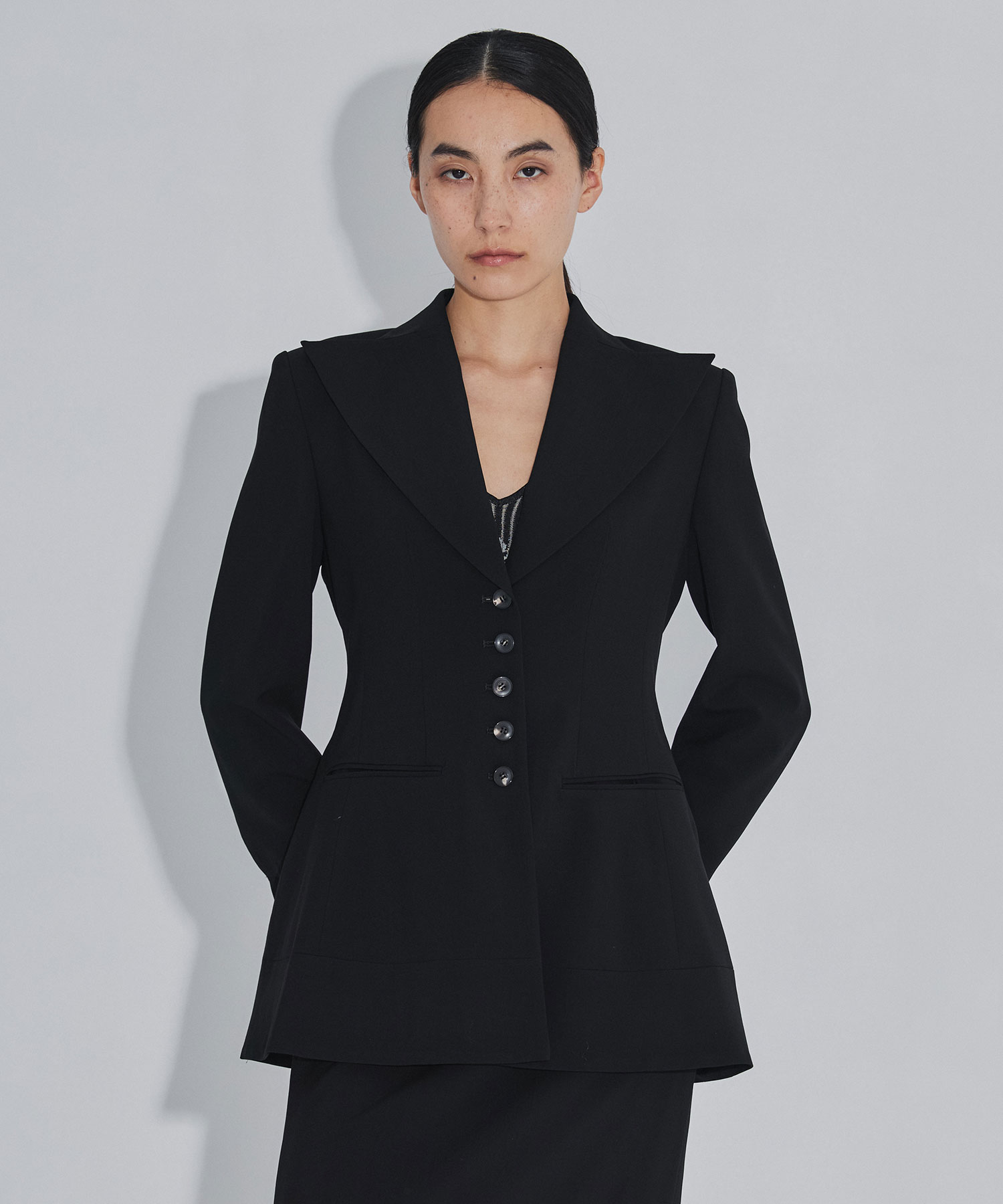 PLEATED PANEL JACKET FETICO