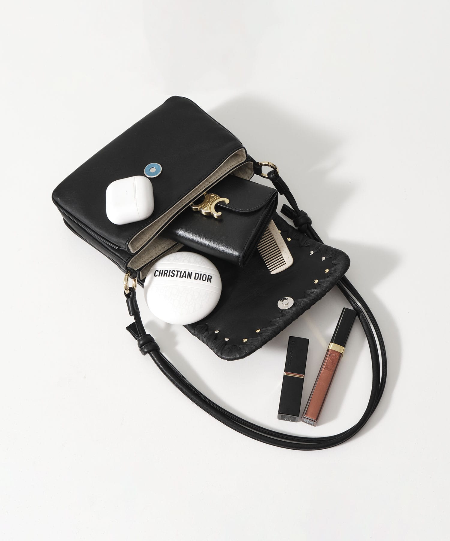 FLAP BAG S(assort studs) TESSEN CREATION