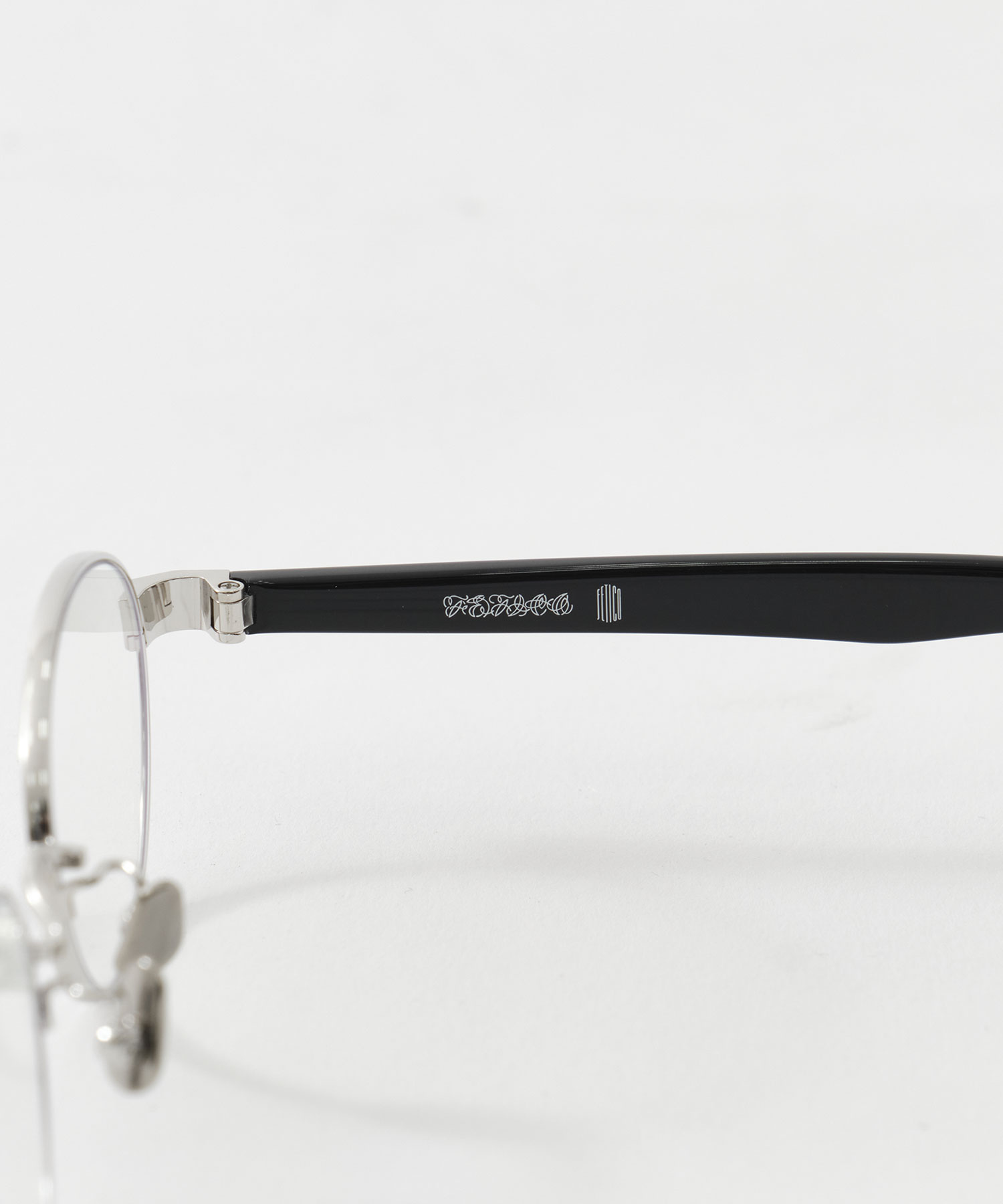 × BLANC METAL OVAL GLASSES FETICO