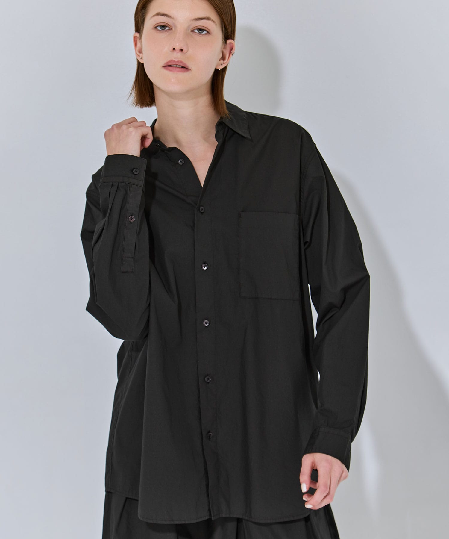 NATURAL DYED COTTON LAWN STANDARD SHIRT ATON