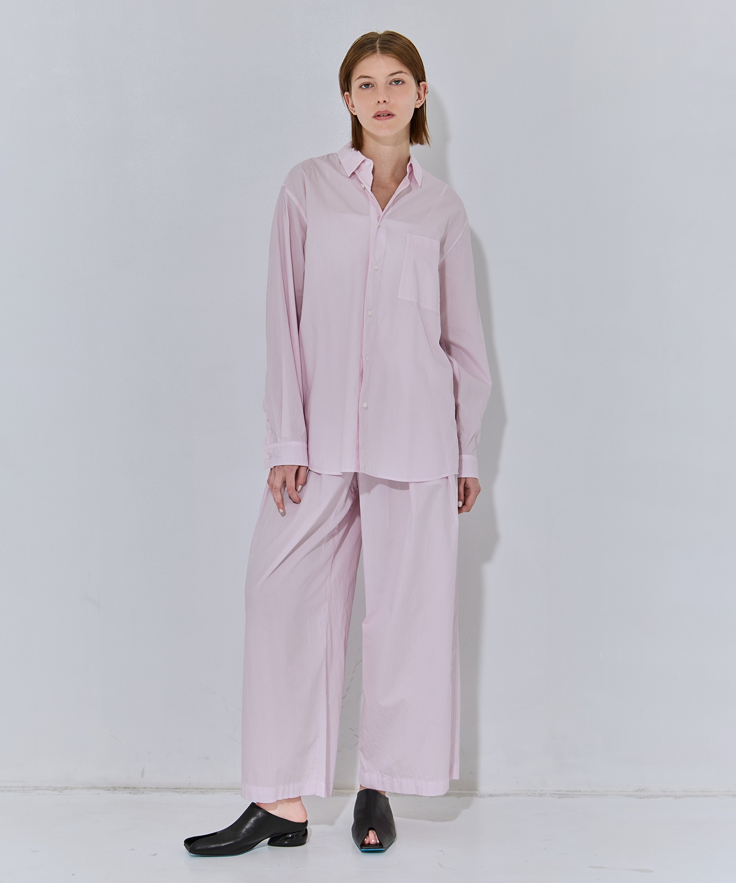 NATURAL DYED COTTON LAWN STANDARD SHIRT ATON