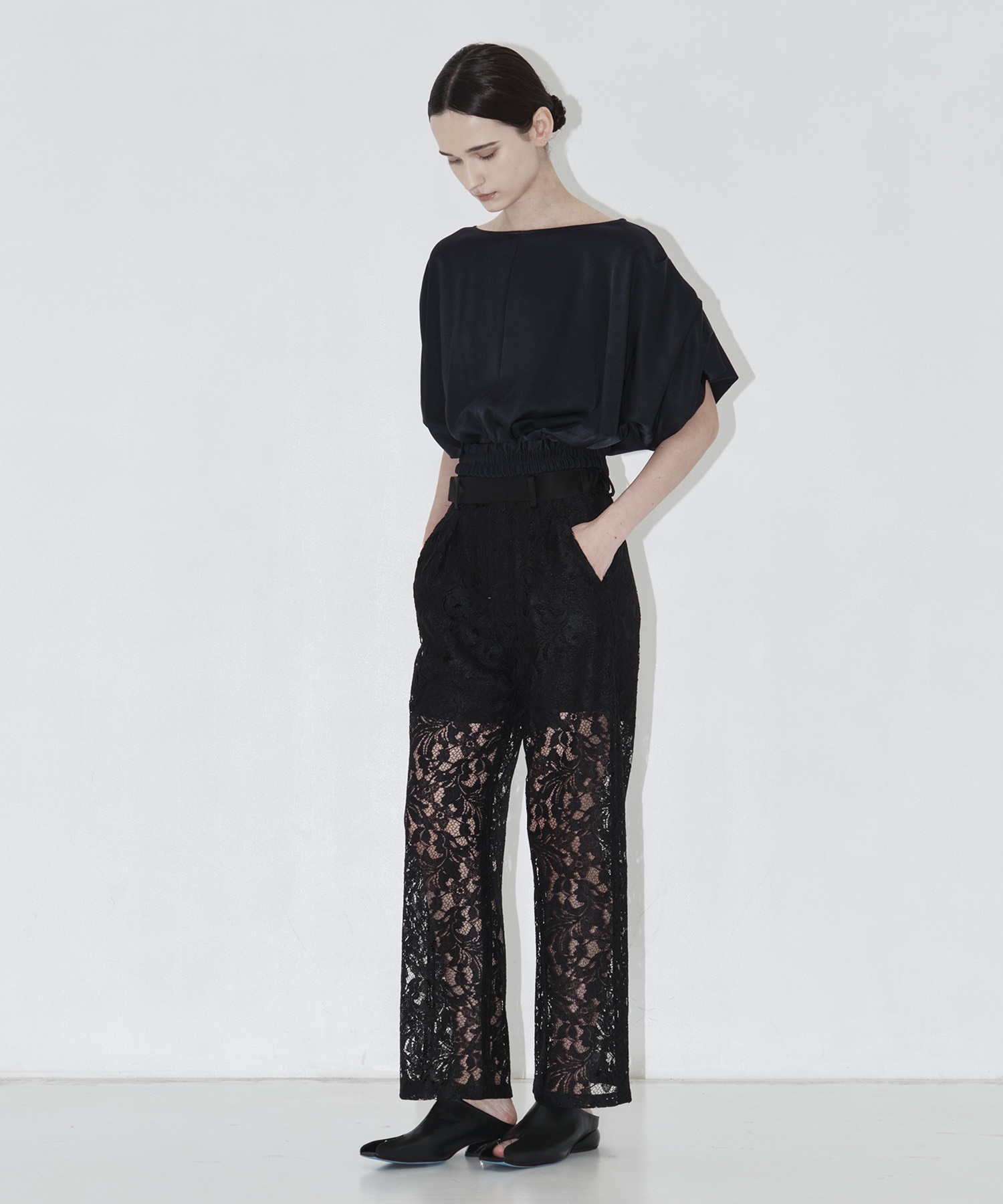 2way Satin Blouse THE TOKYO