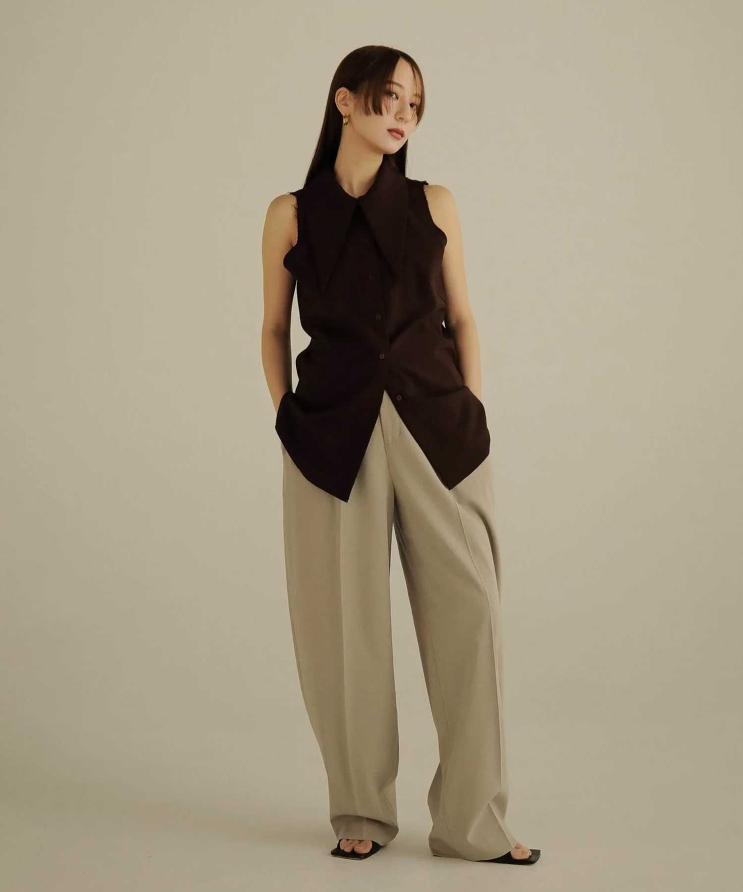 big collar blouse Louren