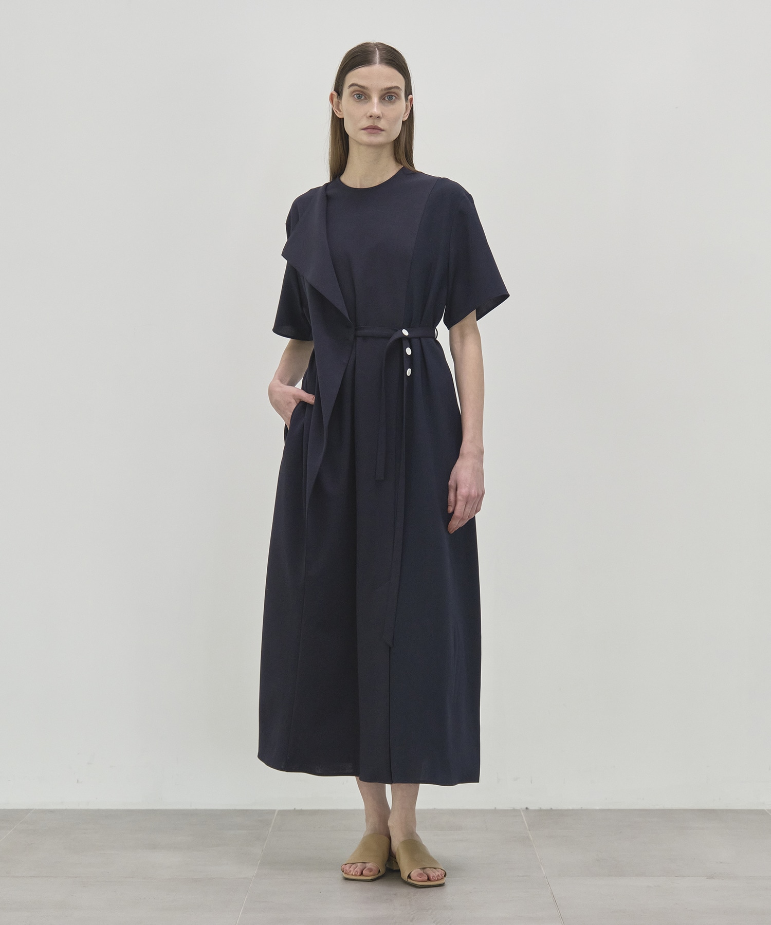 Heike combi tex jersey dress NV AKIRANAKA