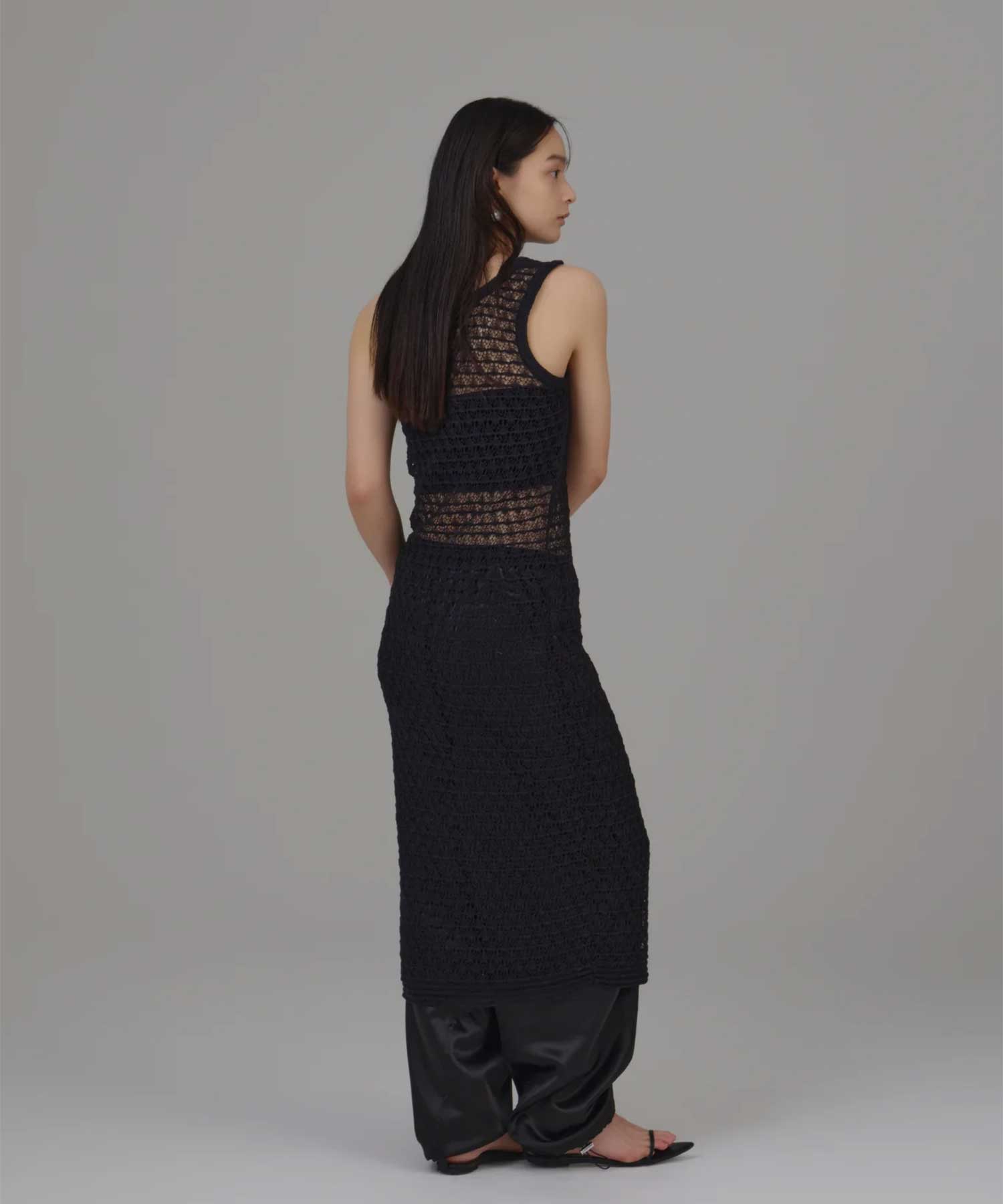 lacework knit one piece Louren