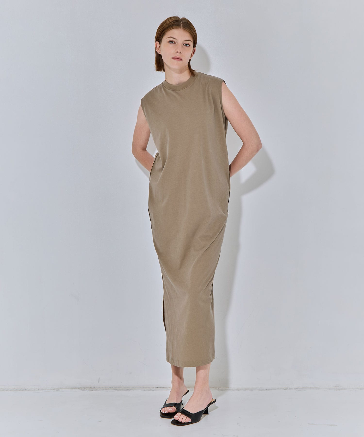 FRESCA NUBUCK TANK TOP DRESS ATON