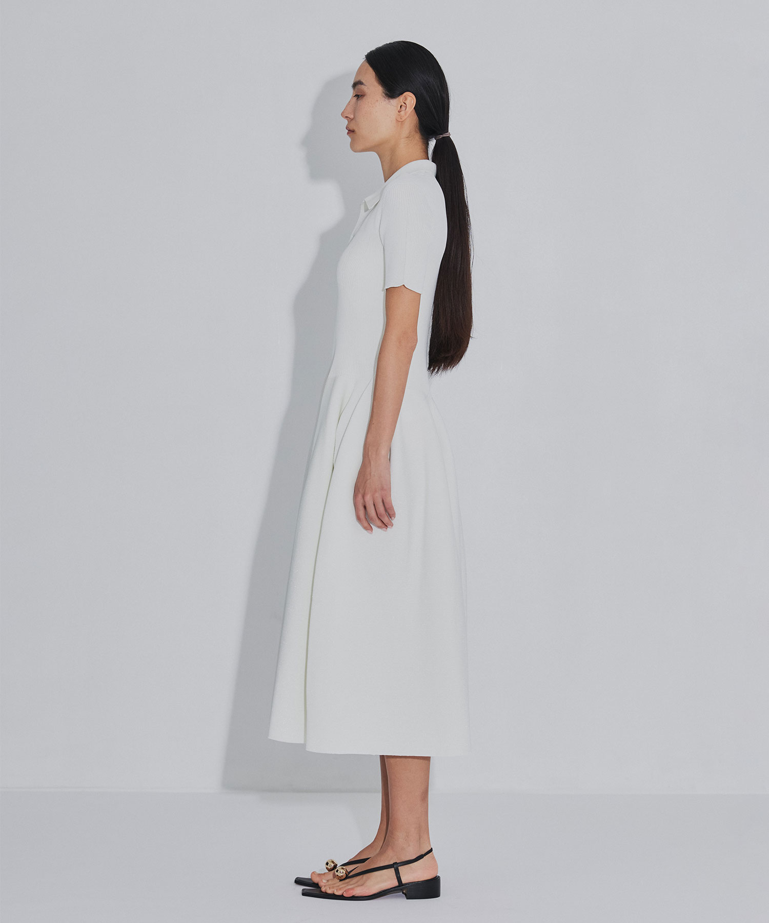 POTTERY GLITTER SHORT SLEEVE POLO DRESS CFCL