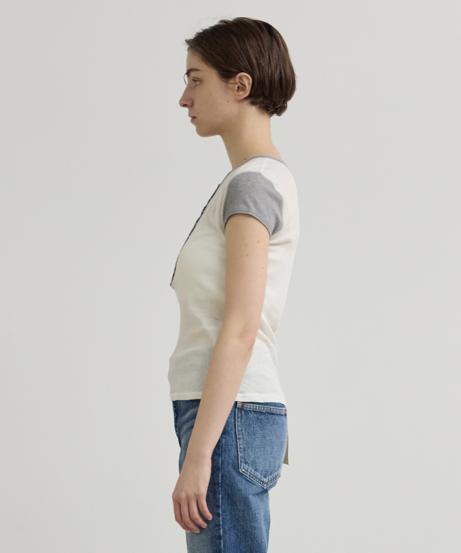Natural Mix Rib S/S Henry INSCRIRE