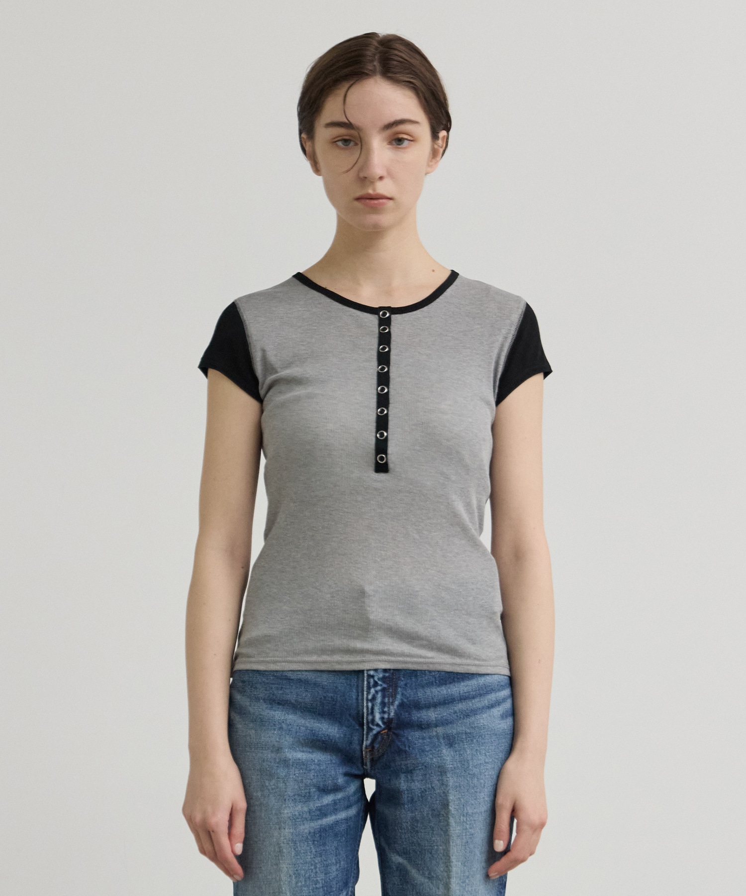 Natural Mix Rib S/S Henry INSCRIRE