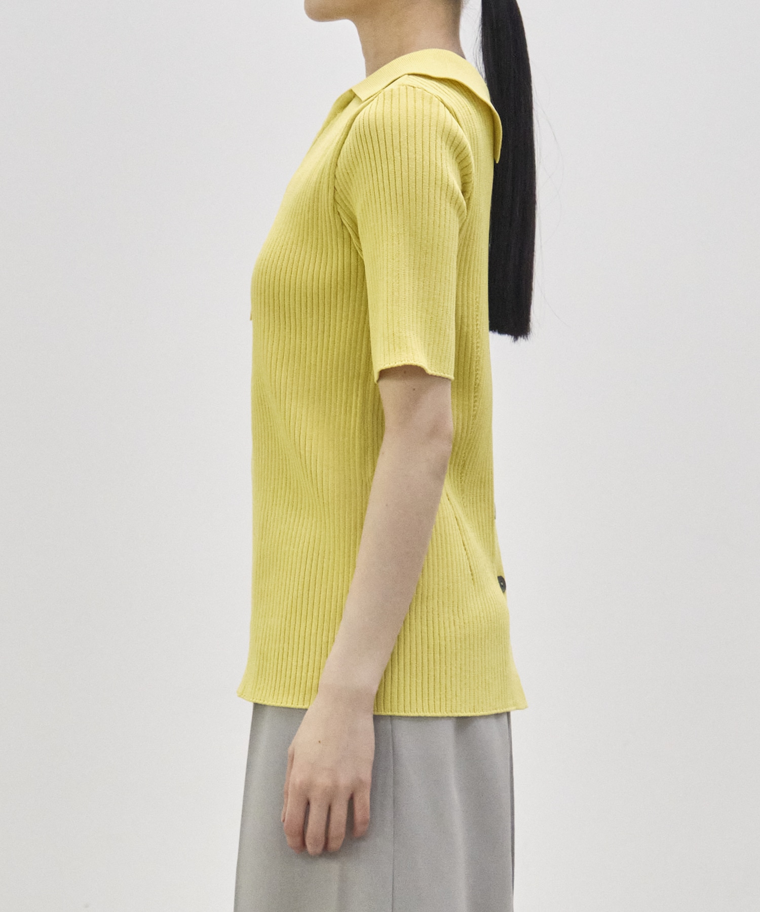 Bustier Combi  Harf Sleeve Knit Tops RITAN