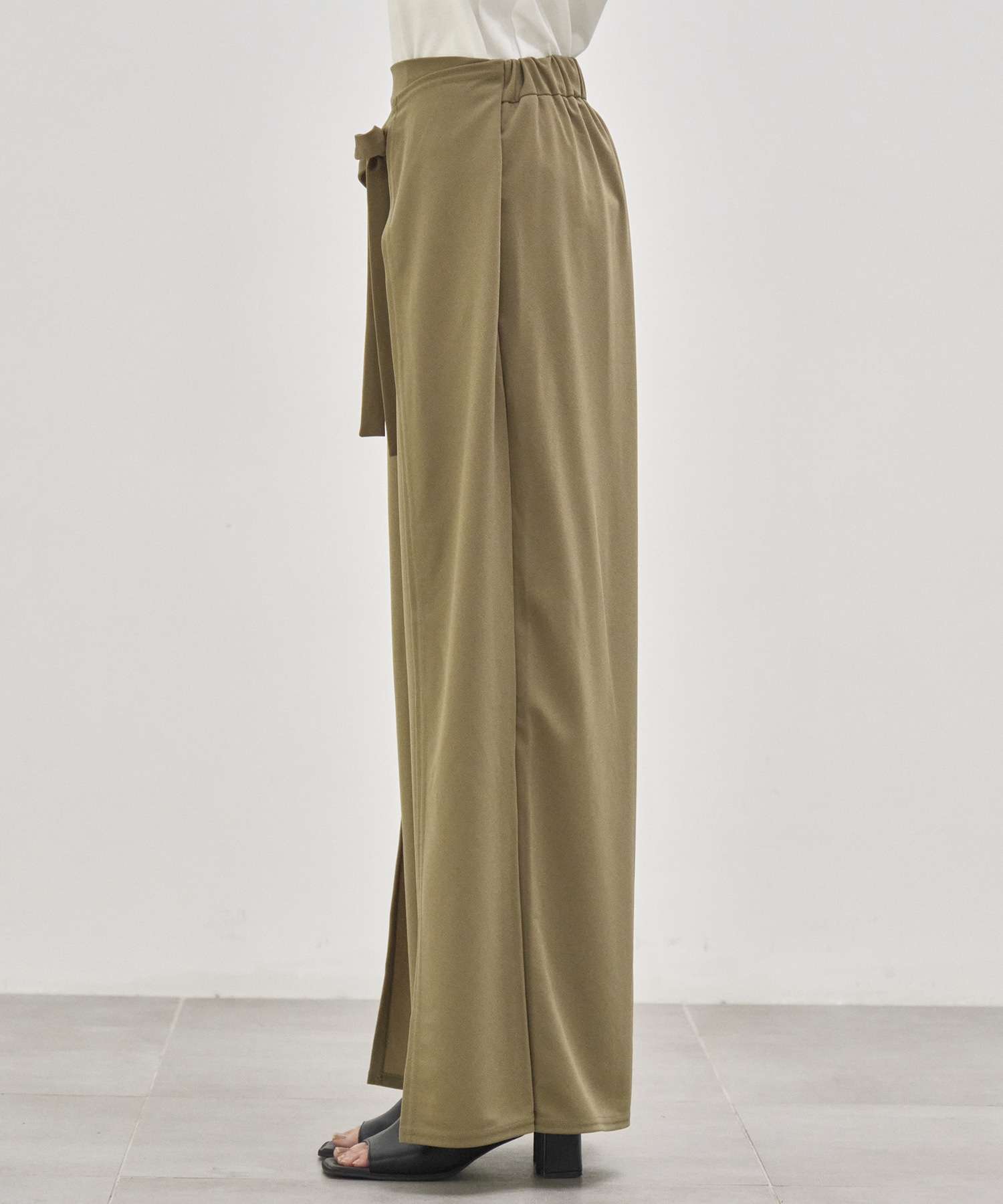 LUELLA WIDE-LEG WRAP TROUSERS COGTHEBIGSMOKE