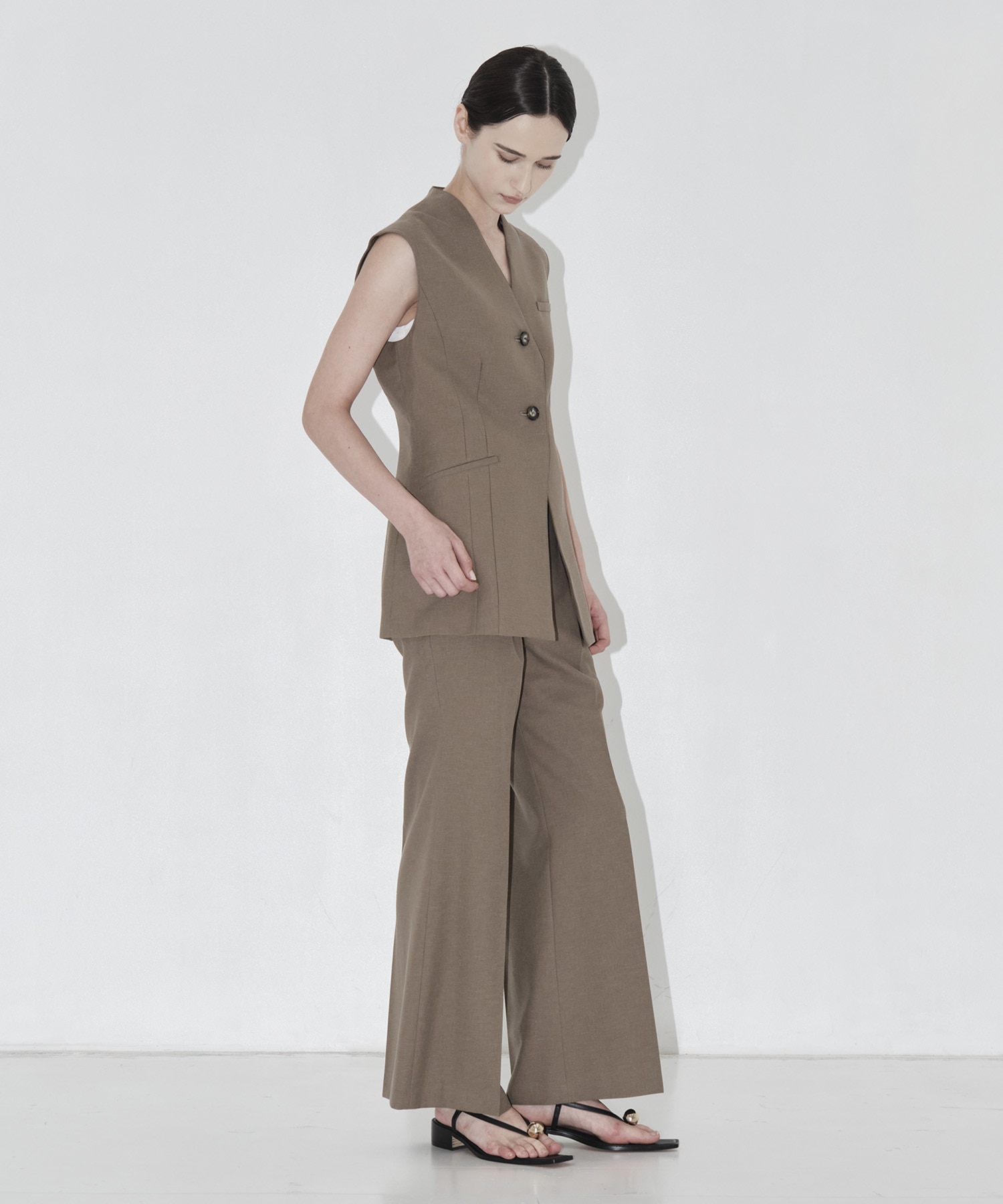 EX.Straight Flare Pants AKIRANAKA