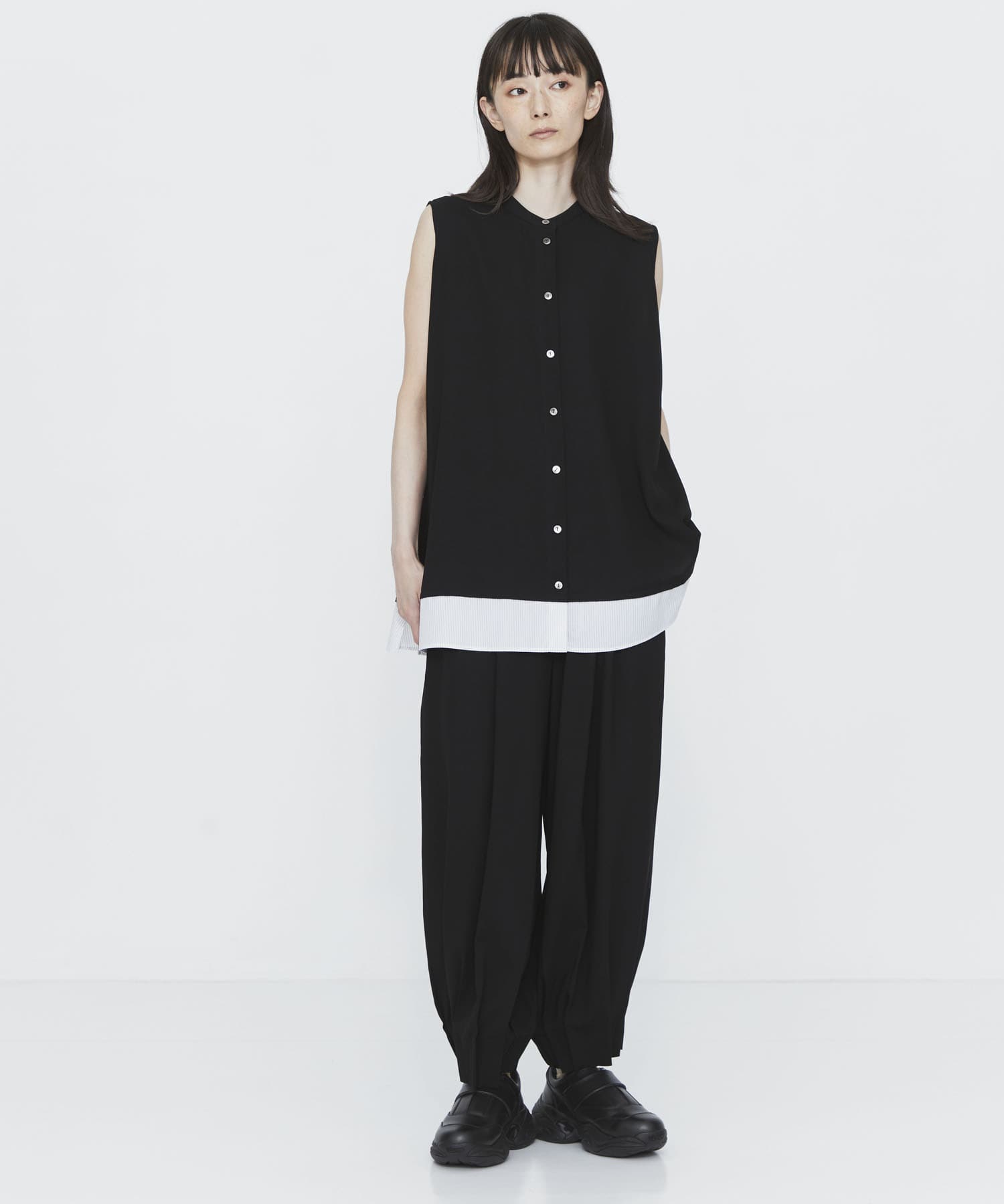 LAYERED A-LINE TANK-TOPS ENFOLD