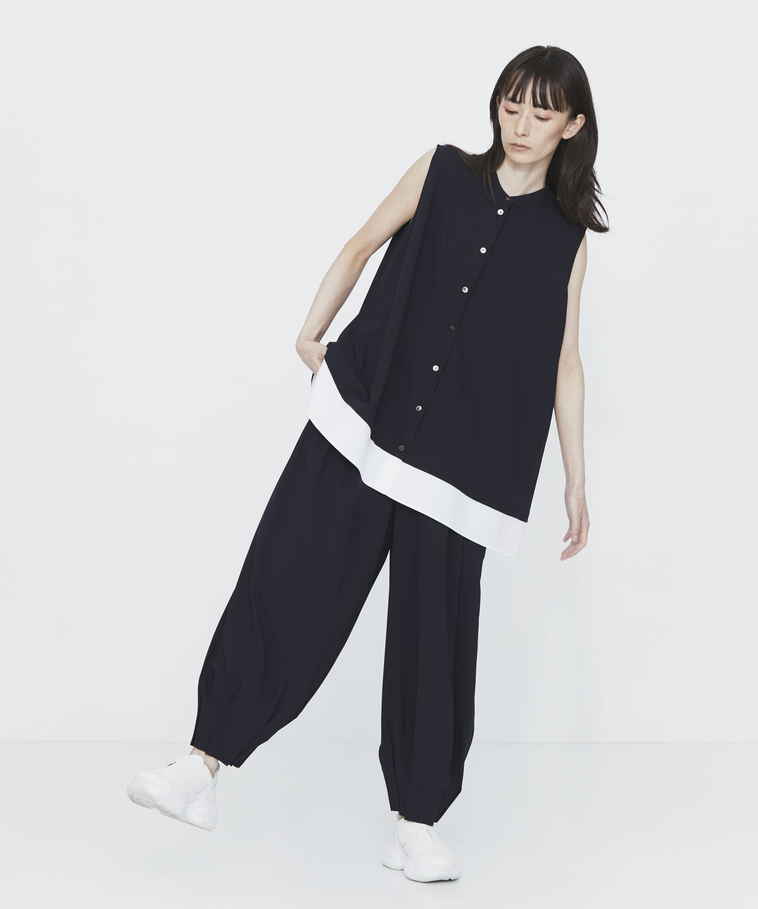 LAYERED A-LINE TANK-TOPS ENFOLD