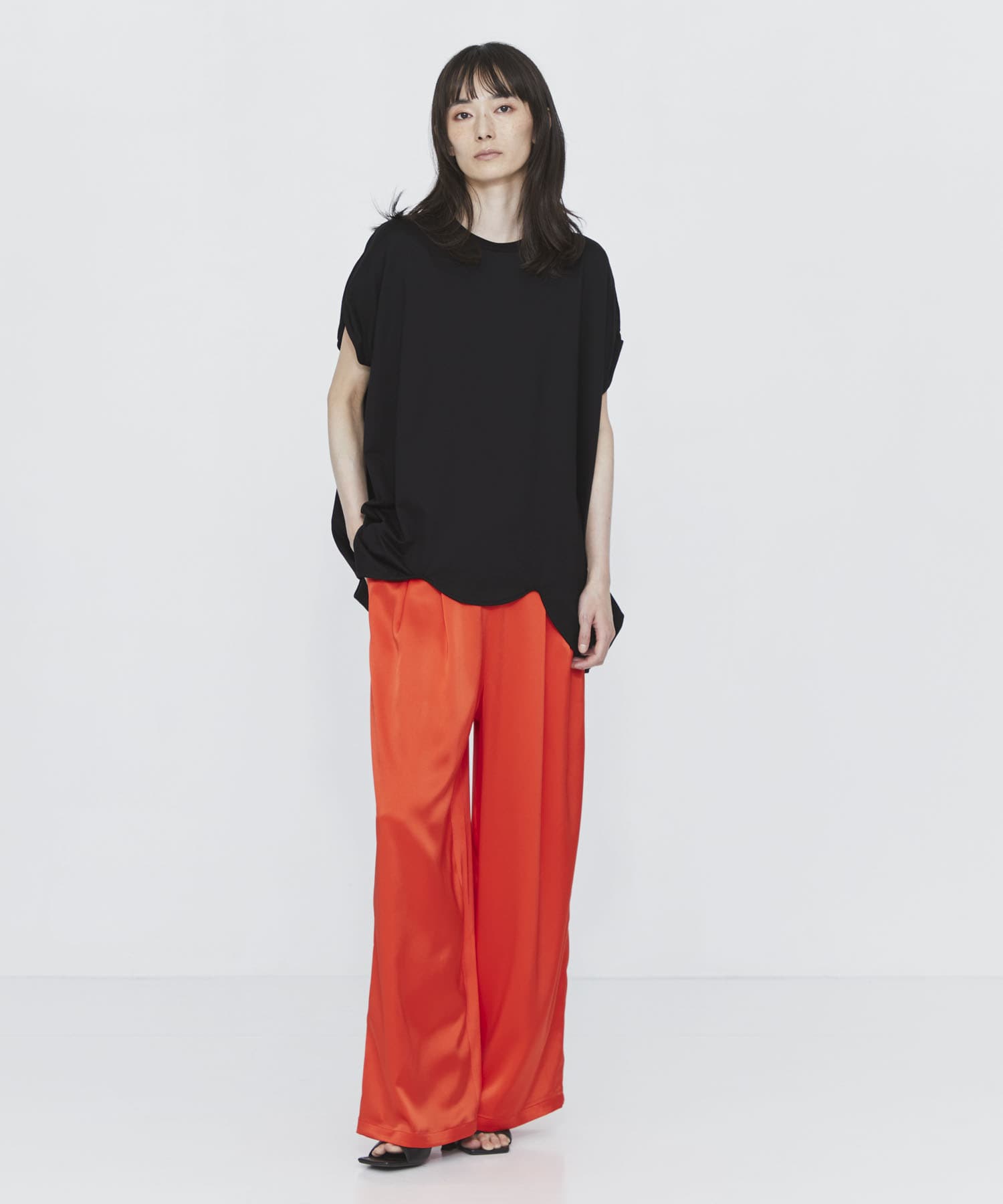 SCALLOP WIDE T-SHIRT ENFOLD