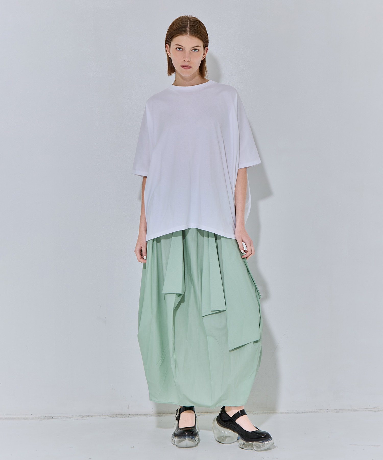 HALF-SLEEVES HEXAGON T-SHIRT ENFOLD