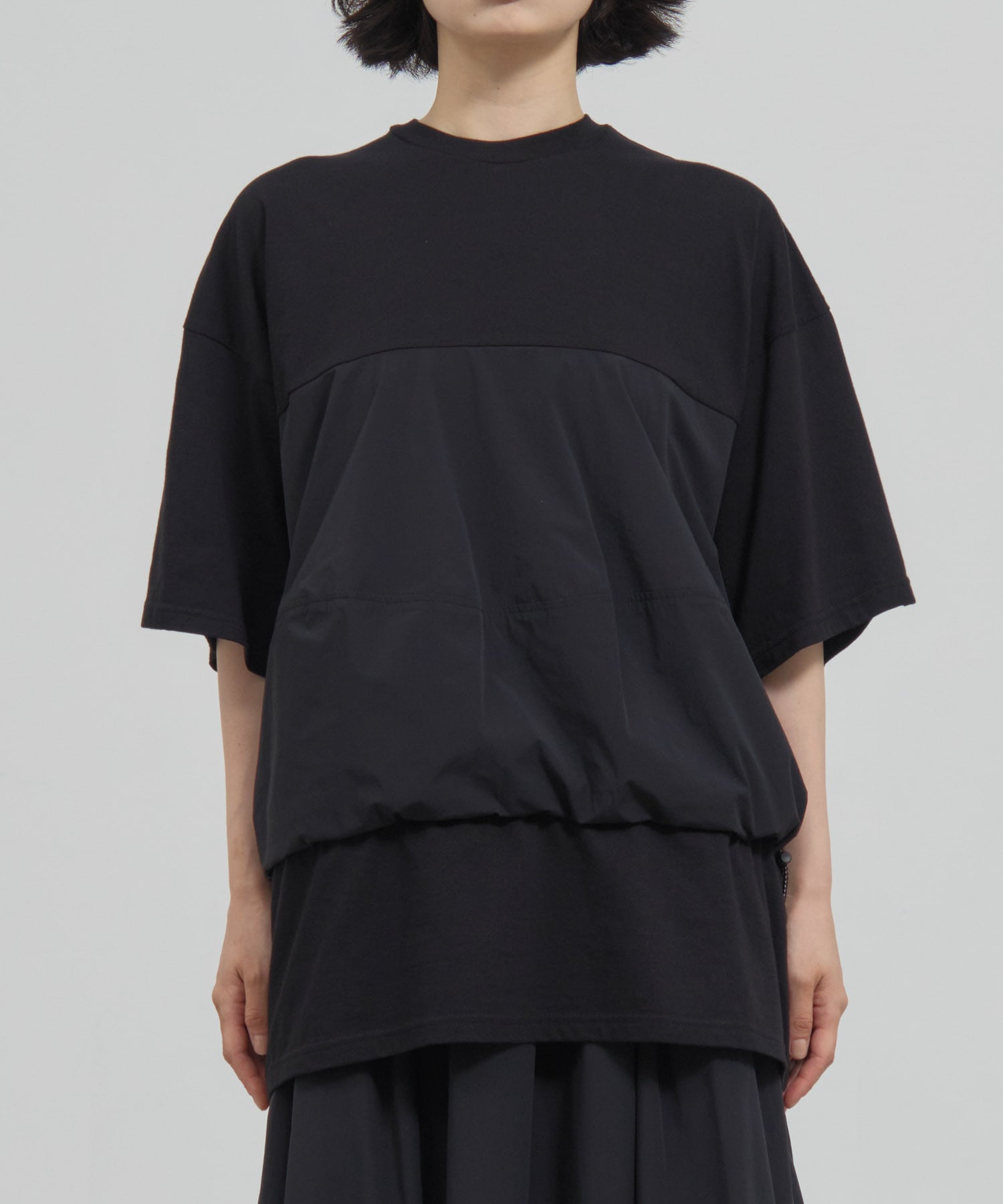 woven combinatin t-shirt nagonstans