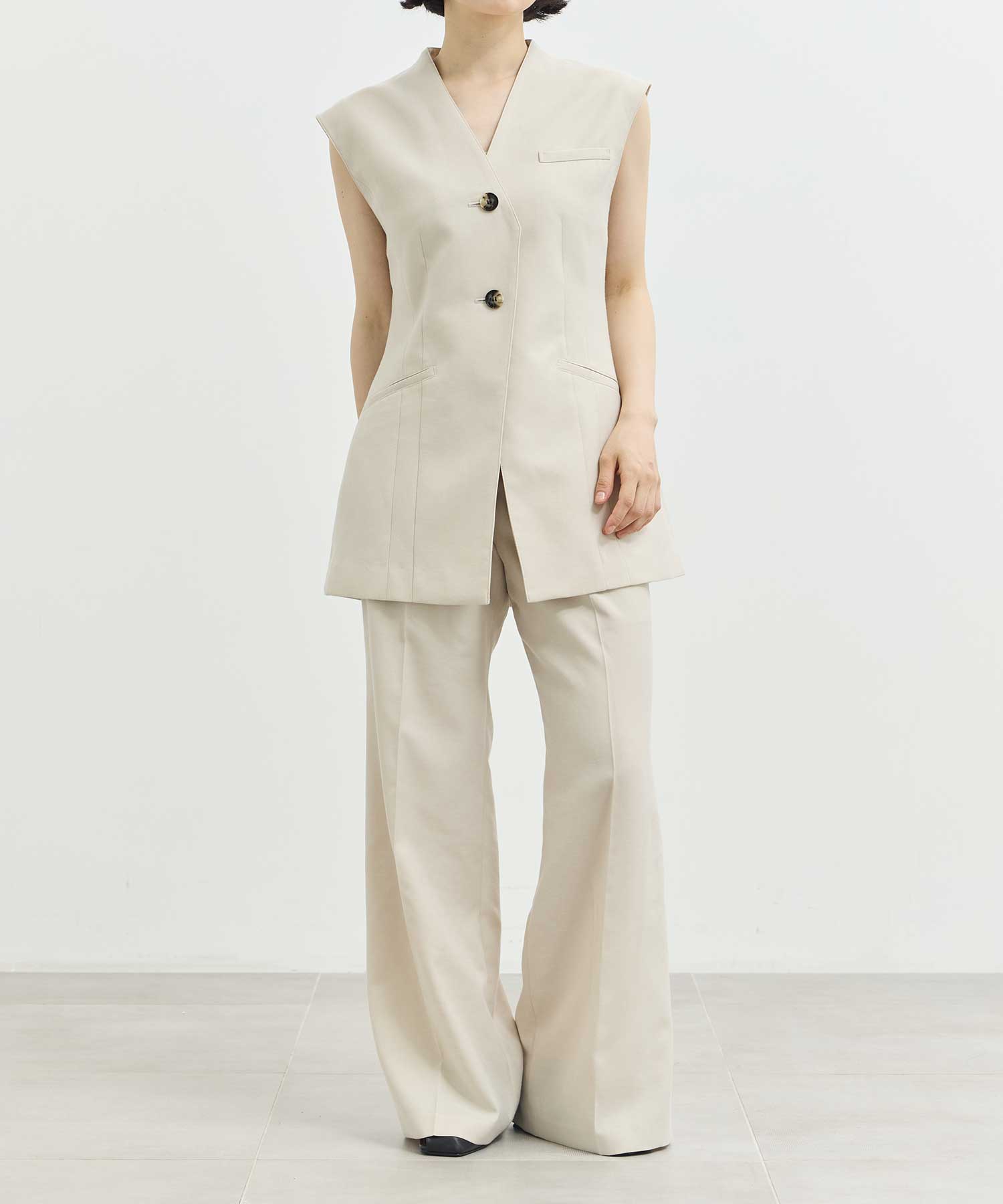 EX.Straight Flare Pants AKIRANAKA
