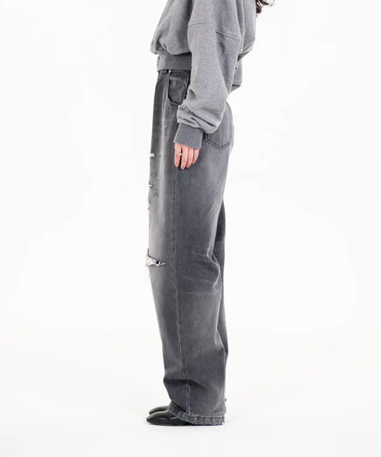 VINTAGE WIDE TAPERED CRUSH STUDIO R330