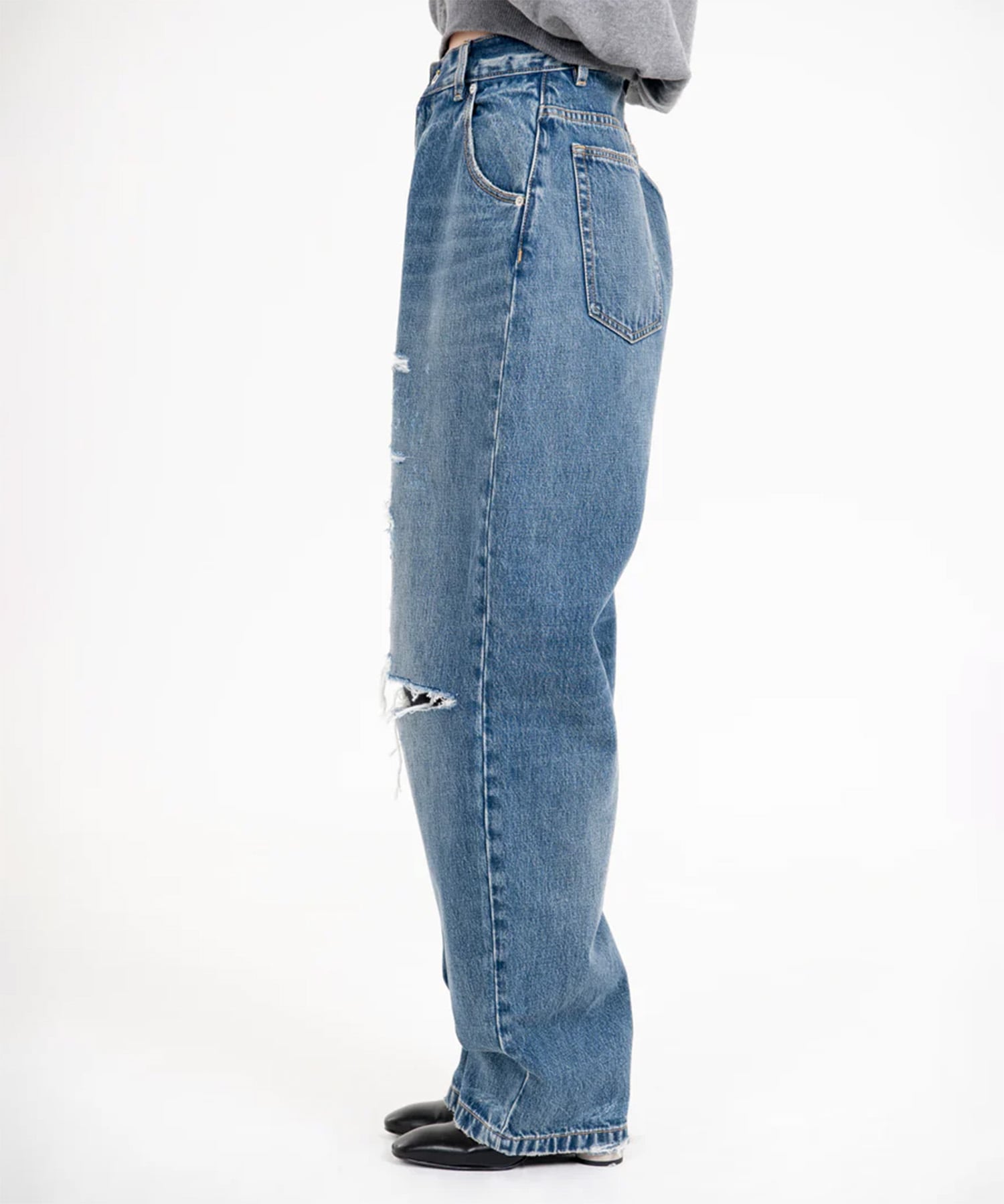 VINTAGE WIDE TAPERED CRUSH STUDIO R330