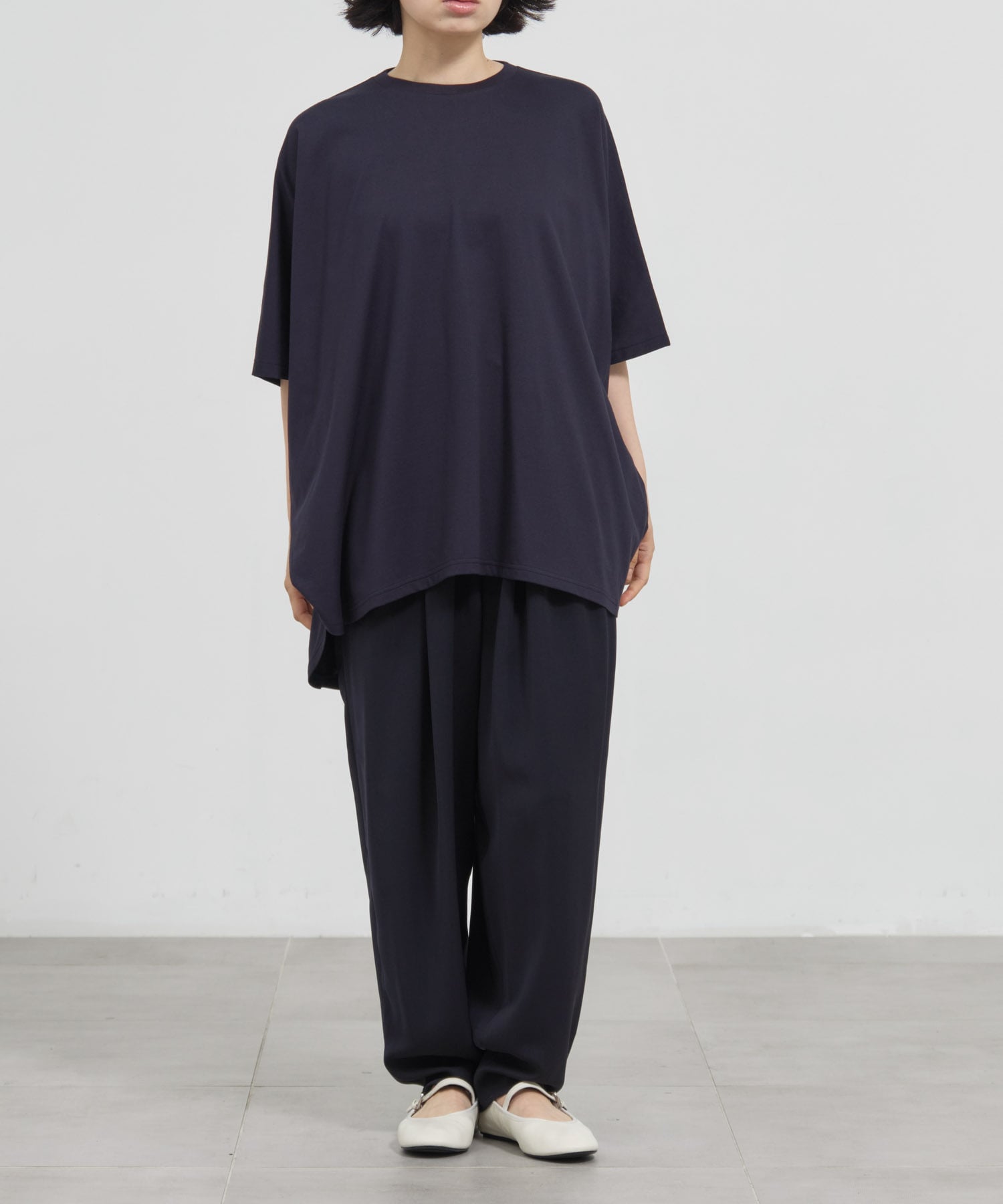 MANY-TUCK COCOON-PANTS ENFOLD