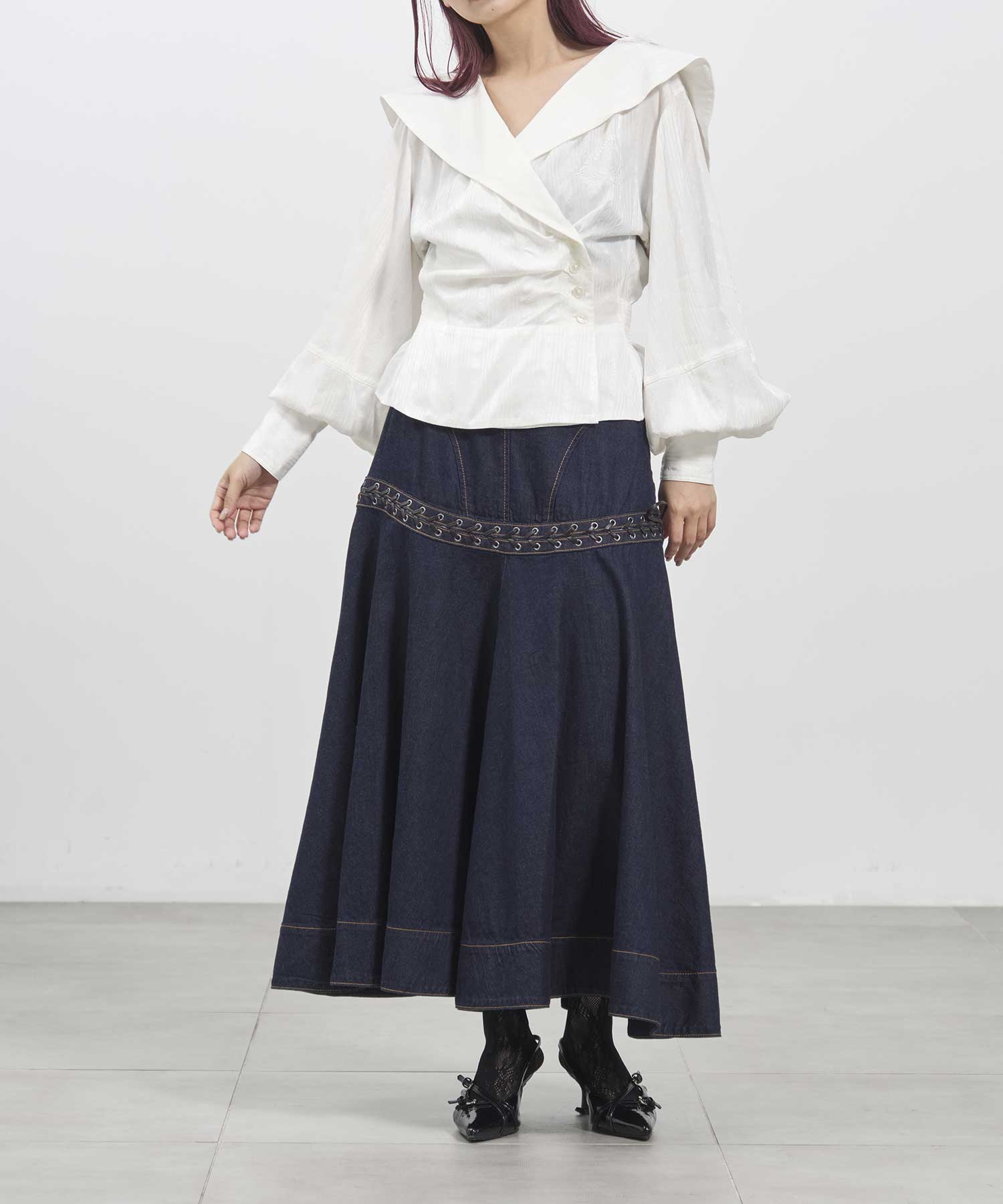 fetico SAILOR COLLAR BLOUSE 新品　タグ付き FETICO】SAILOR COLLAR BLOUSE | loop