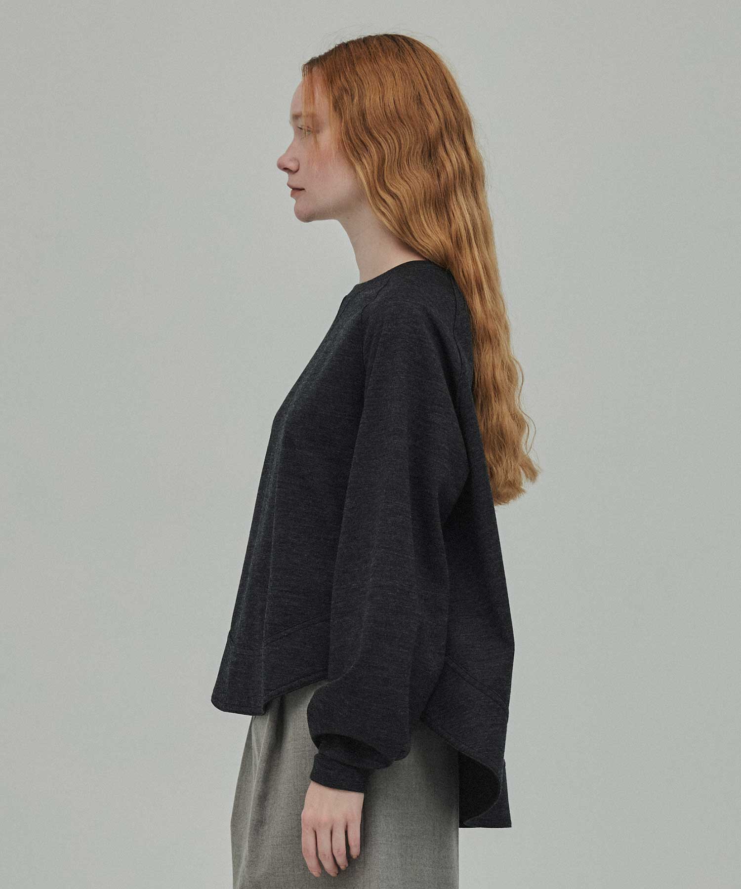 RERACS A-LINE SHORT RAGLAN SWEAT THE RERACS