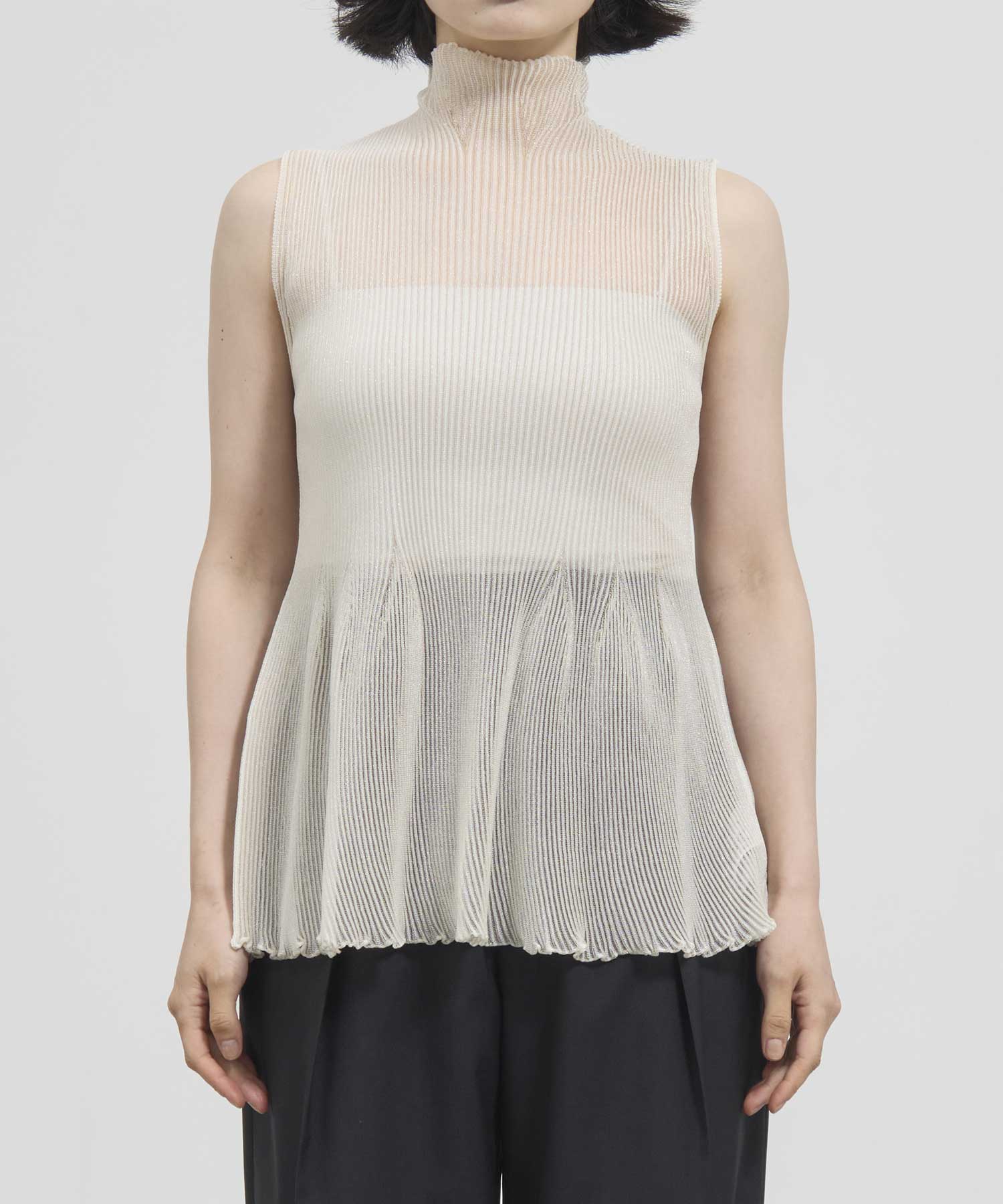 HYPHA LUCENT GLITTER SLEEVELESS TOP CFCL