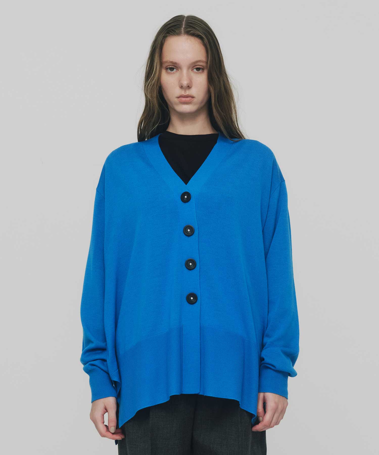 FLARE-SILHOUETTE CARDIGAN ENFOLD
