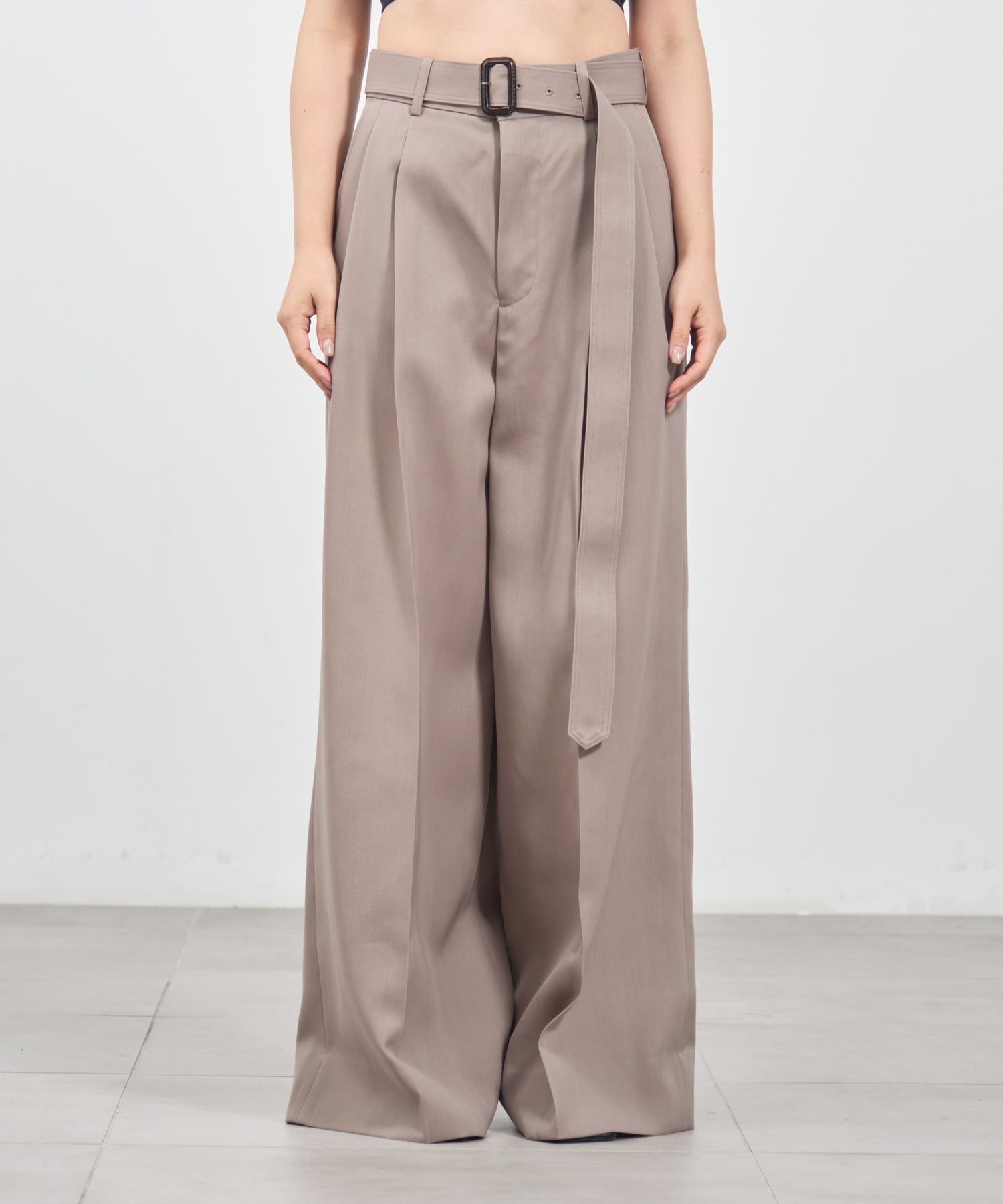 THE SLACKS BELTED 2 TUCK THE RERACS