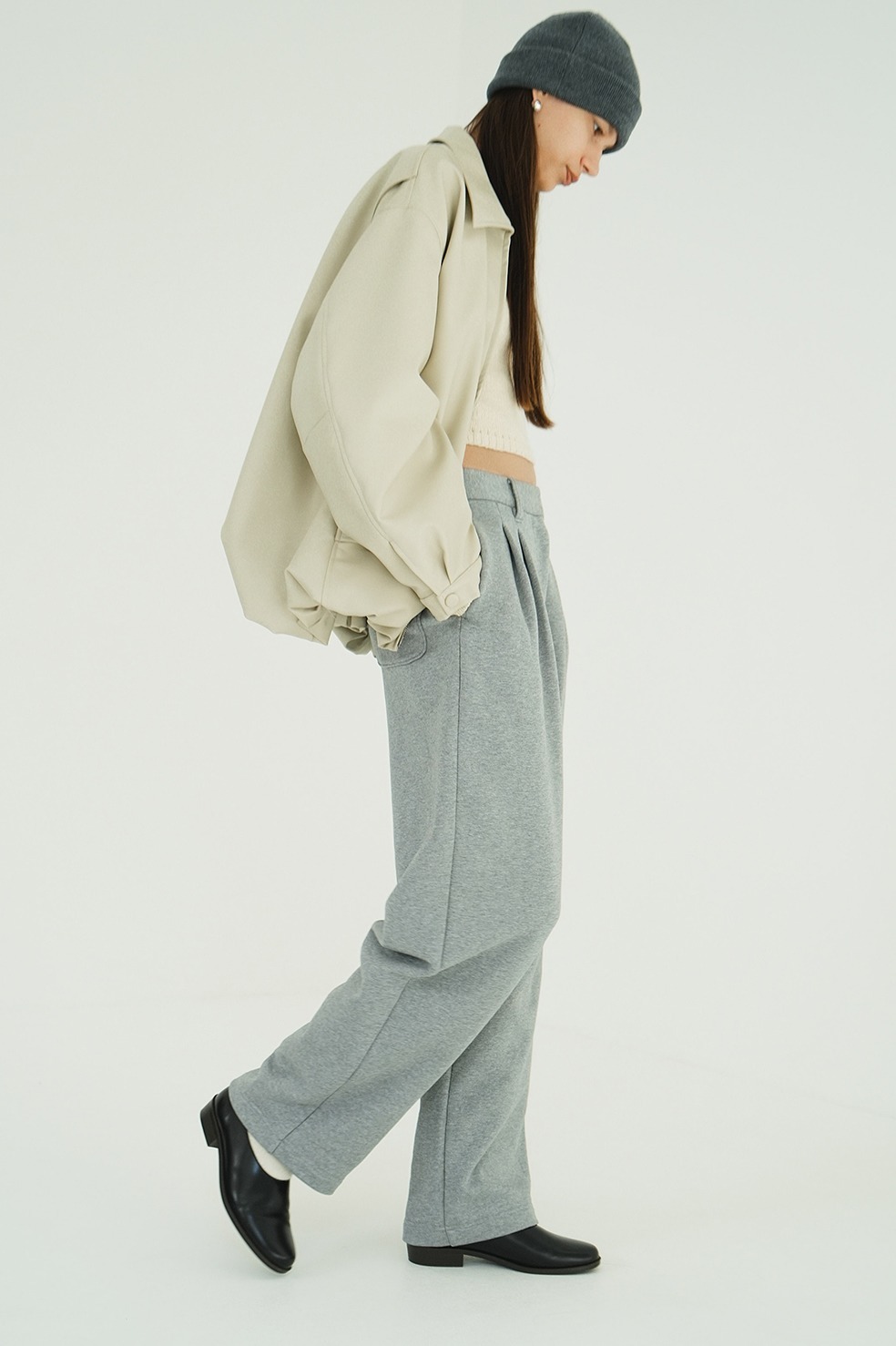 TWO TUCK SWEAT PANTS CLANE
