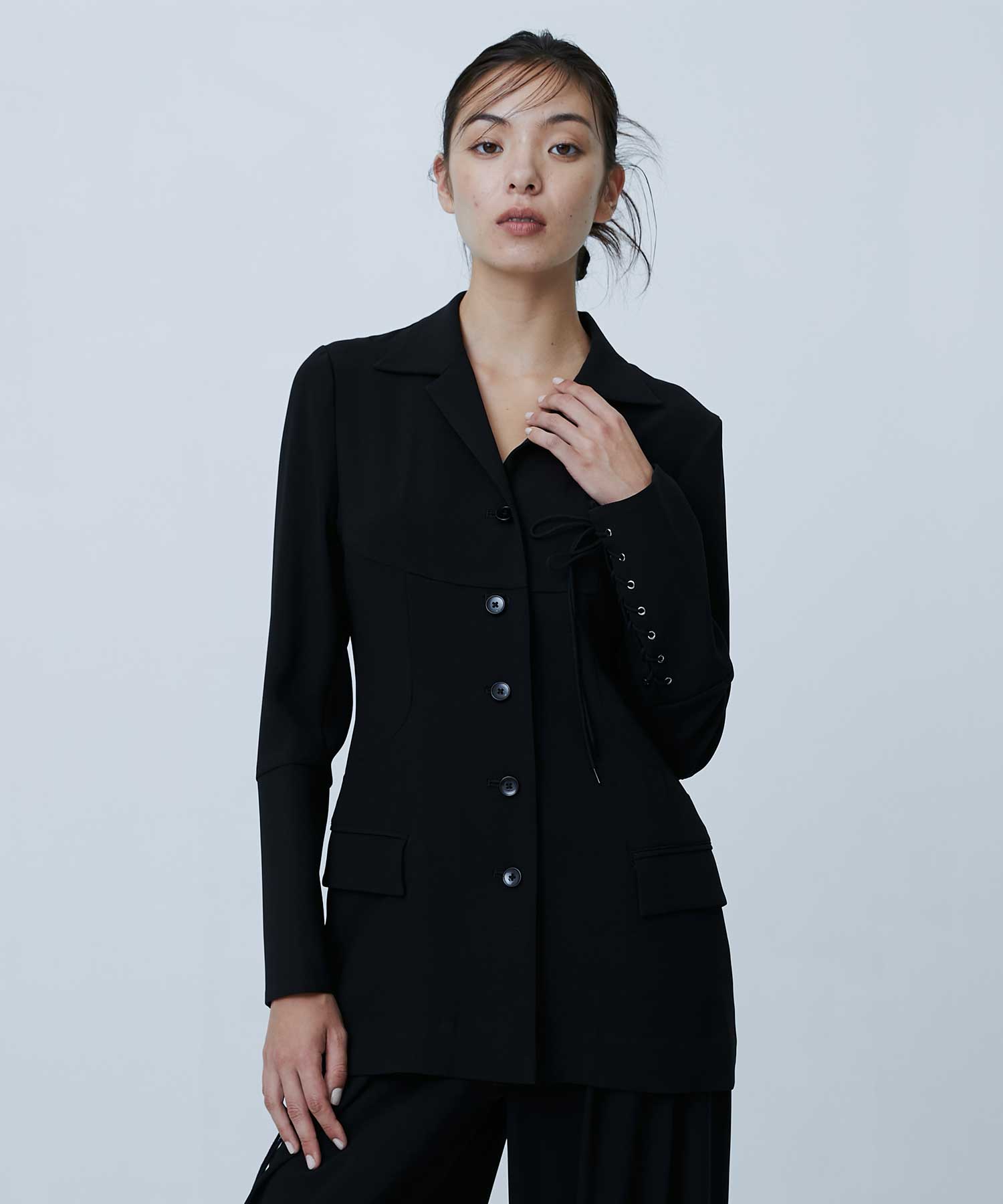 Crepe shirt jacket FETICO