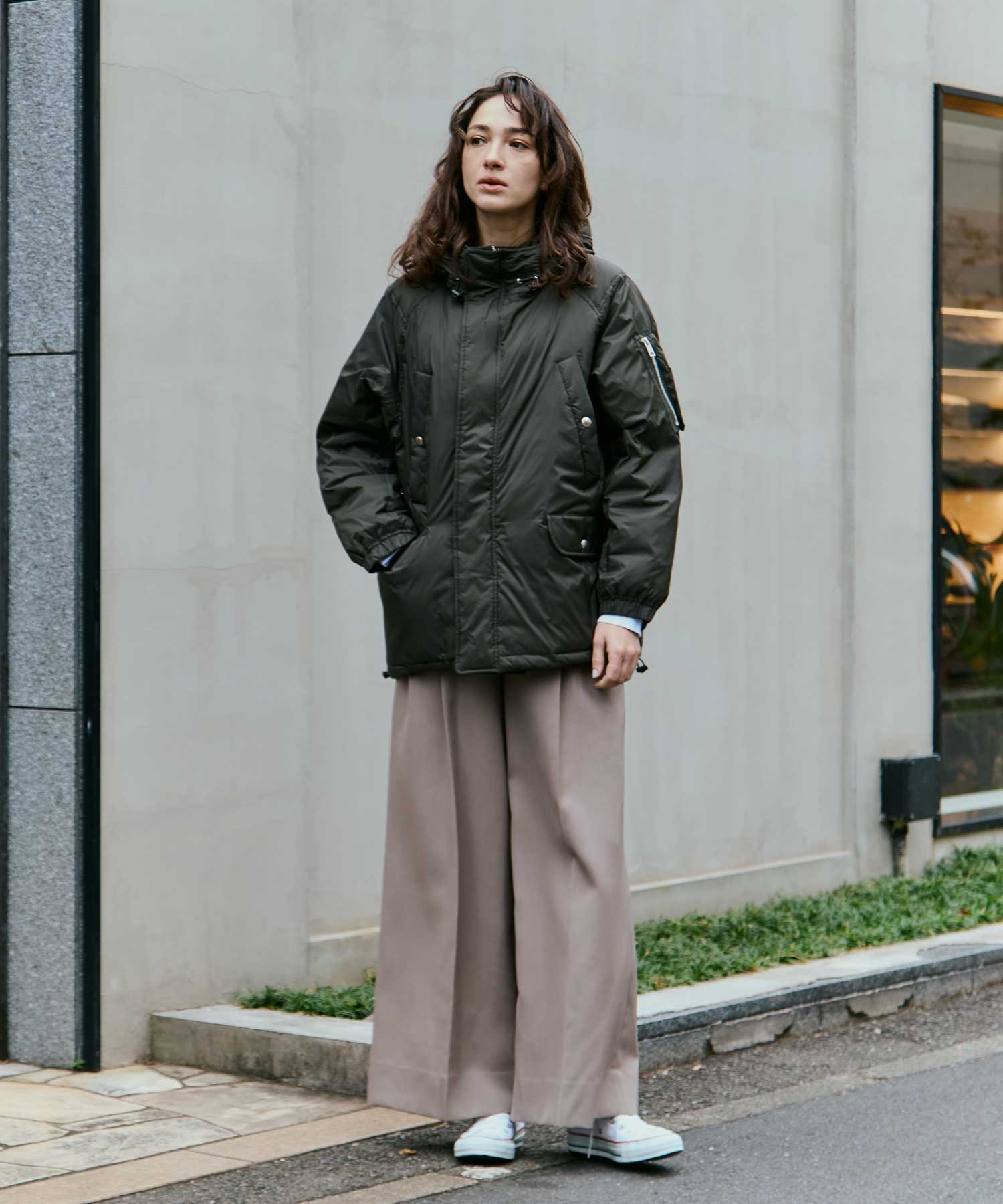 別注 flight down jacket beautiful people