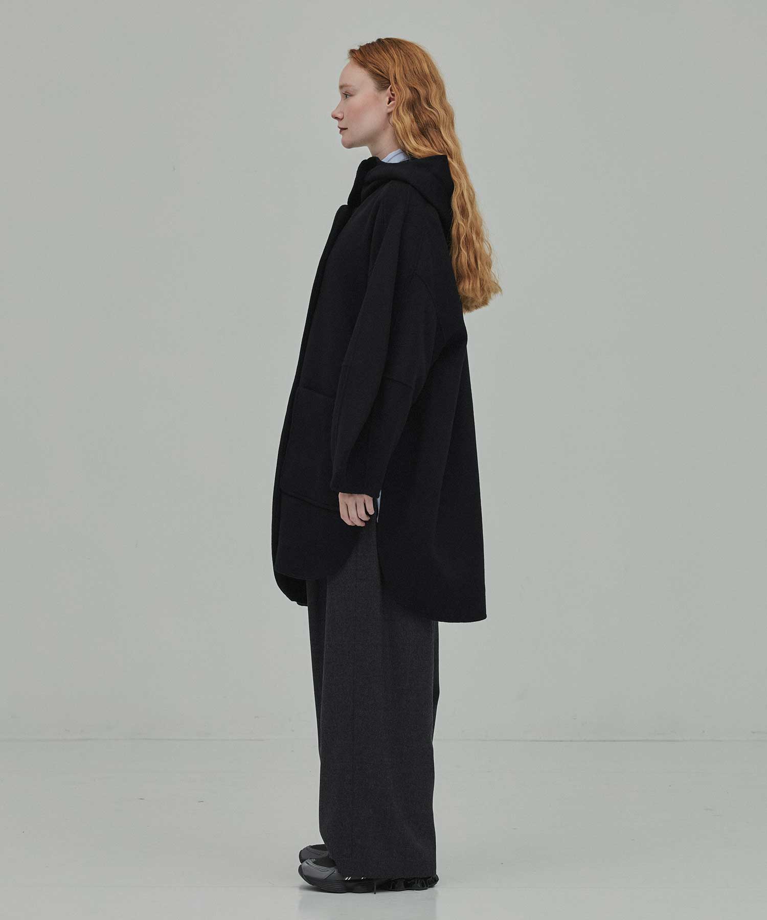 CIRCLE MODS-COAT(36 BLACK): ENFOLD: WOMENS｜THE TOKYO ONLINE STORE