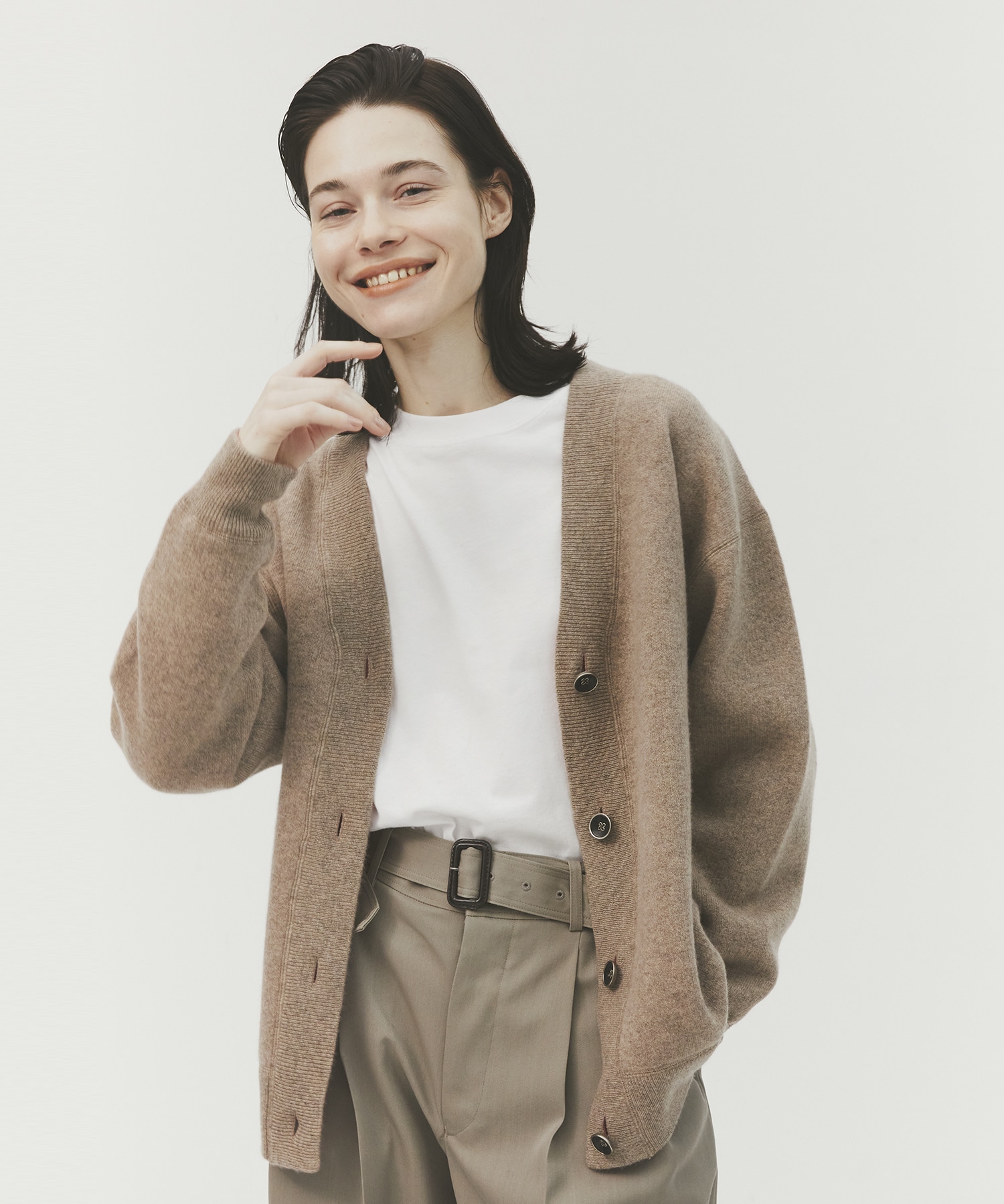 CASHMERE REVERSIBLE CARDIGAN THE TOKYO