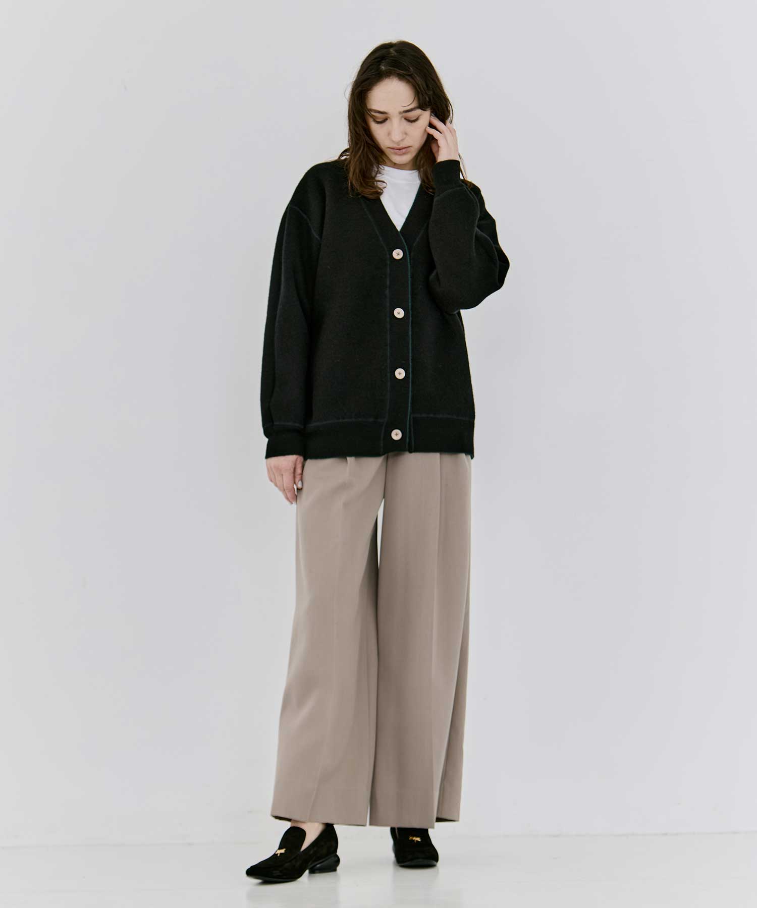 CASHMERE REVERSIBLE CARDIGAN THE TOKYO