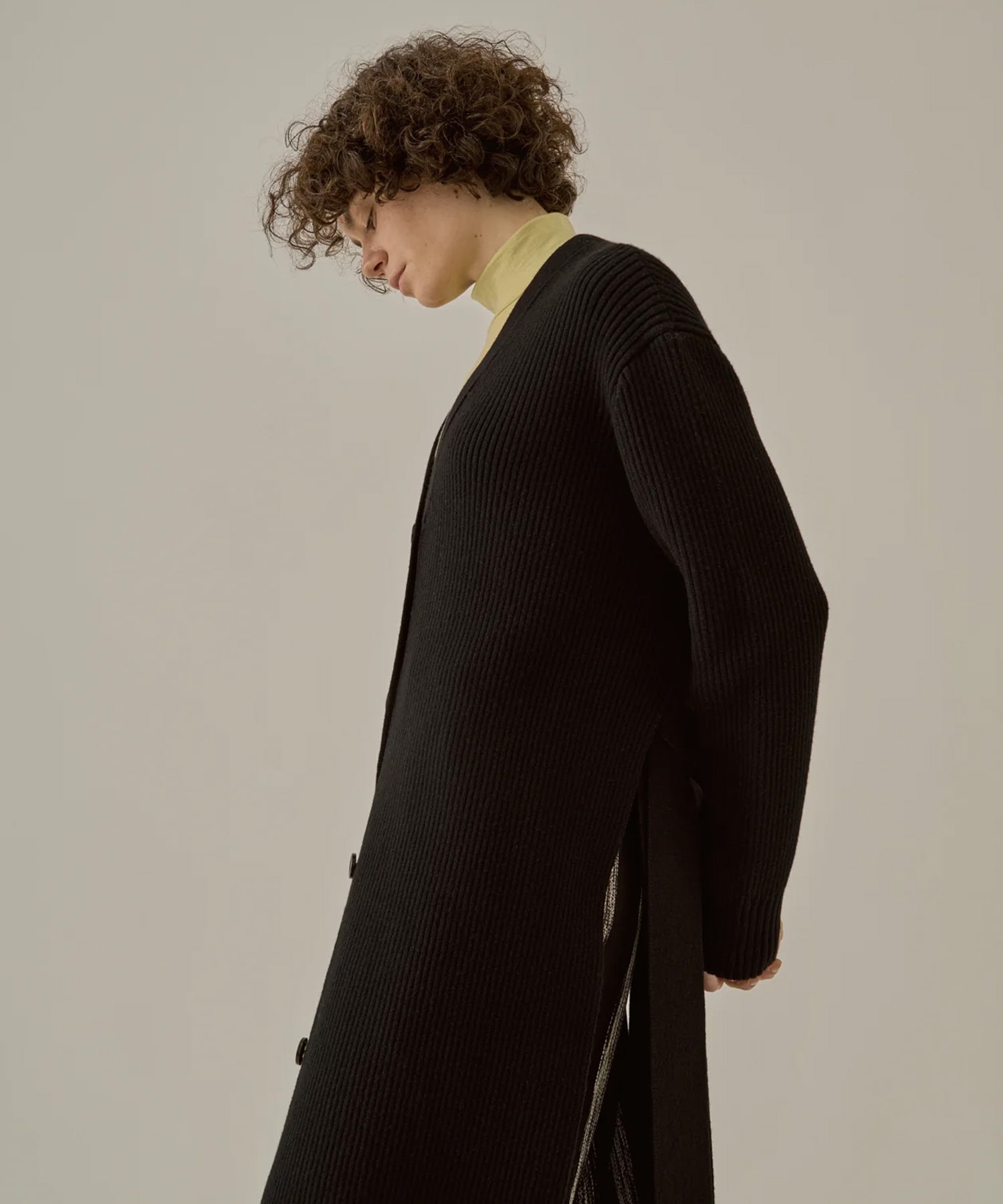 Margo long knit cardigan AKIRANAKA
