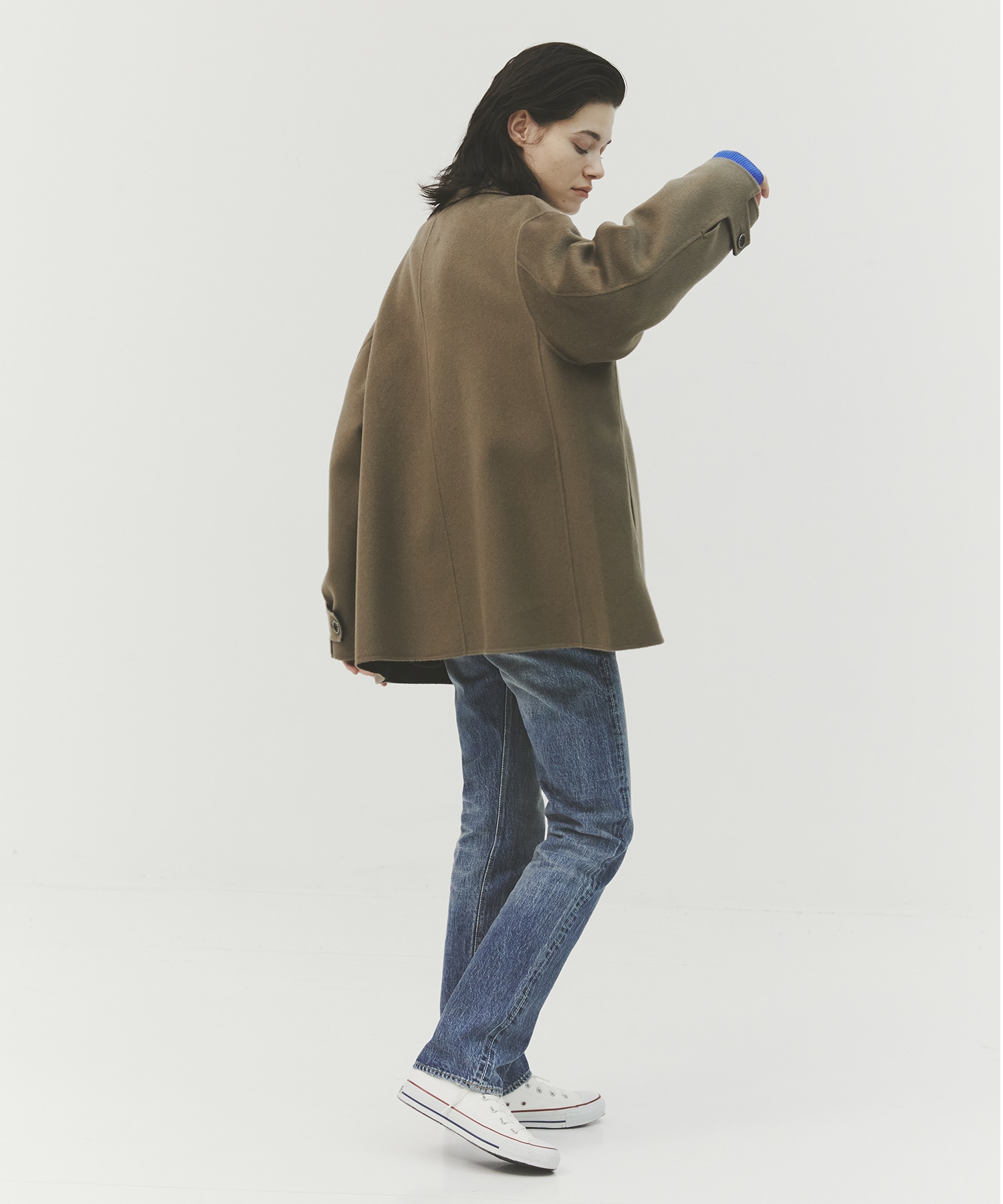 CASHMERE REVERSIBLE SHORT COAT THE TOKYO