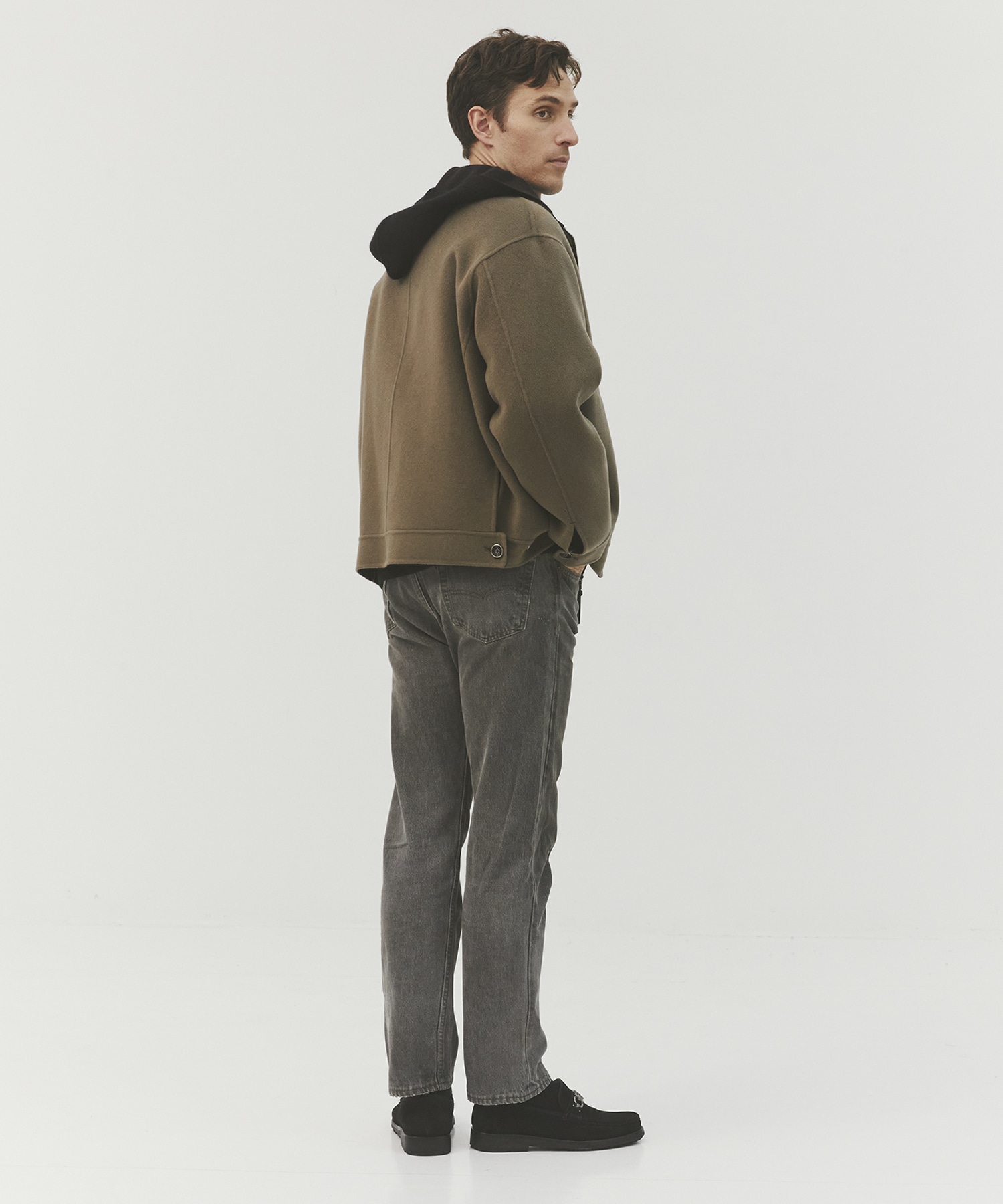 CASHMERE REVERSIBLE STAND ZIP BLOUSON THE TOKYO