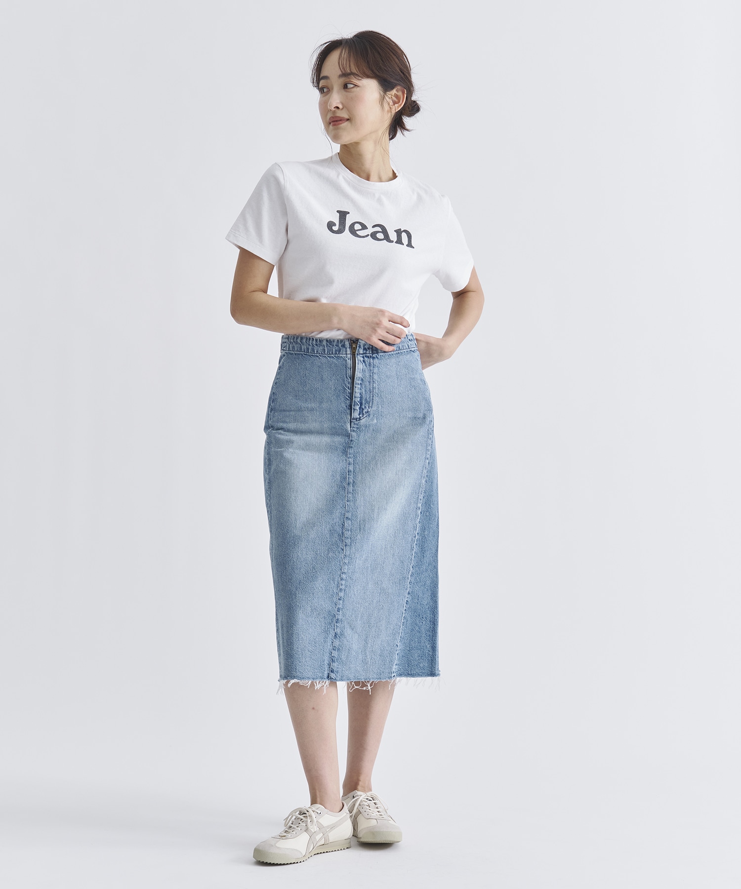 CREW NECK TEE JEAN MADISONBLUE